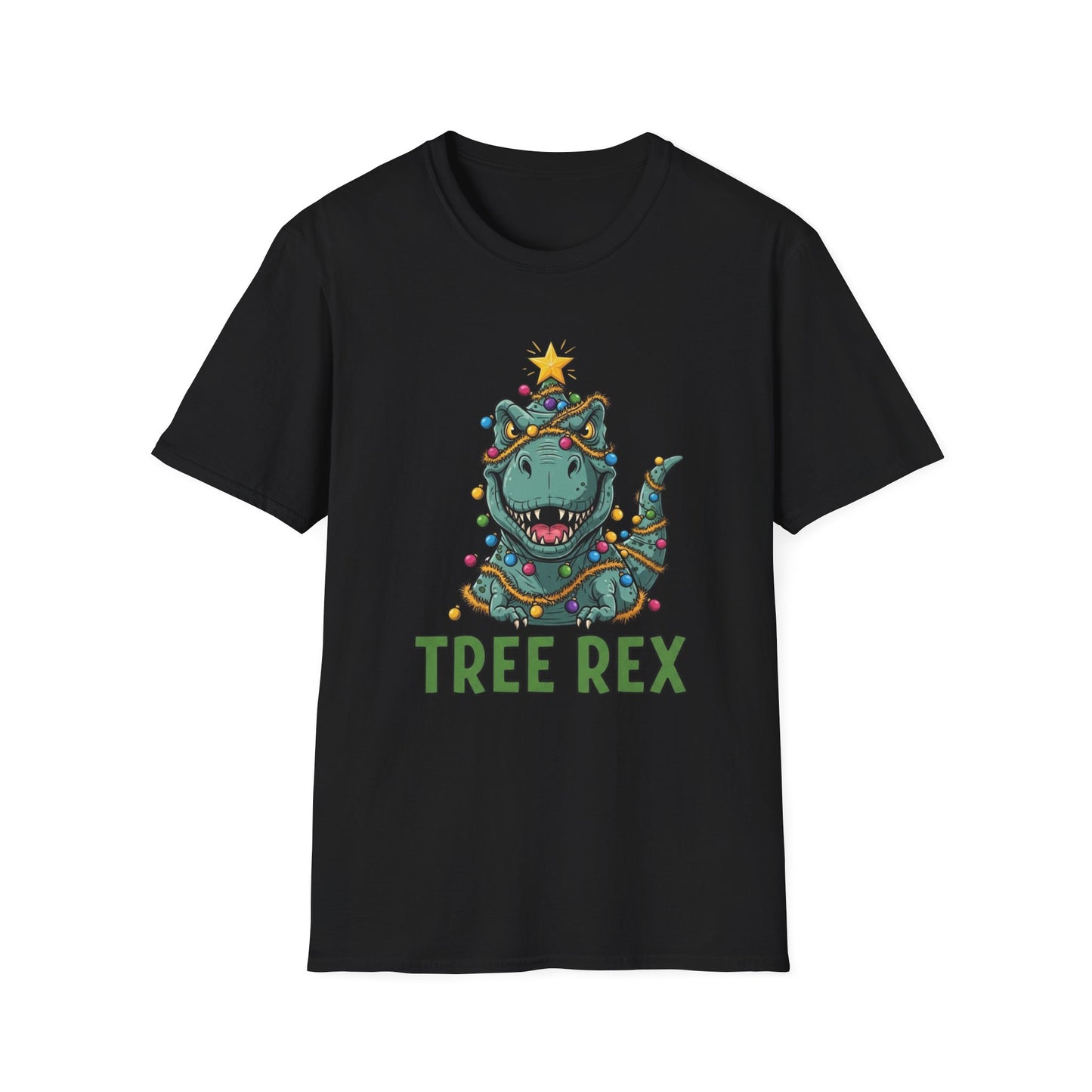 Tree Rex T-Shirt, Dinosaur Christmas Tee, Funny Holiday Dino Shirt, Tree Rex Dinosaur Xmas Graphic Tee, Cute Winter Gift Tee