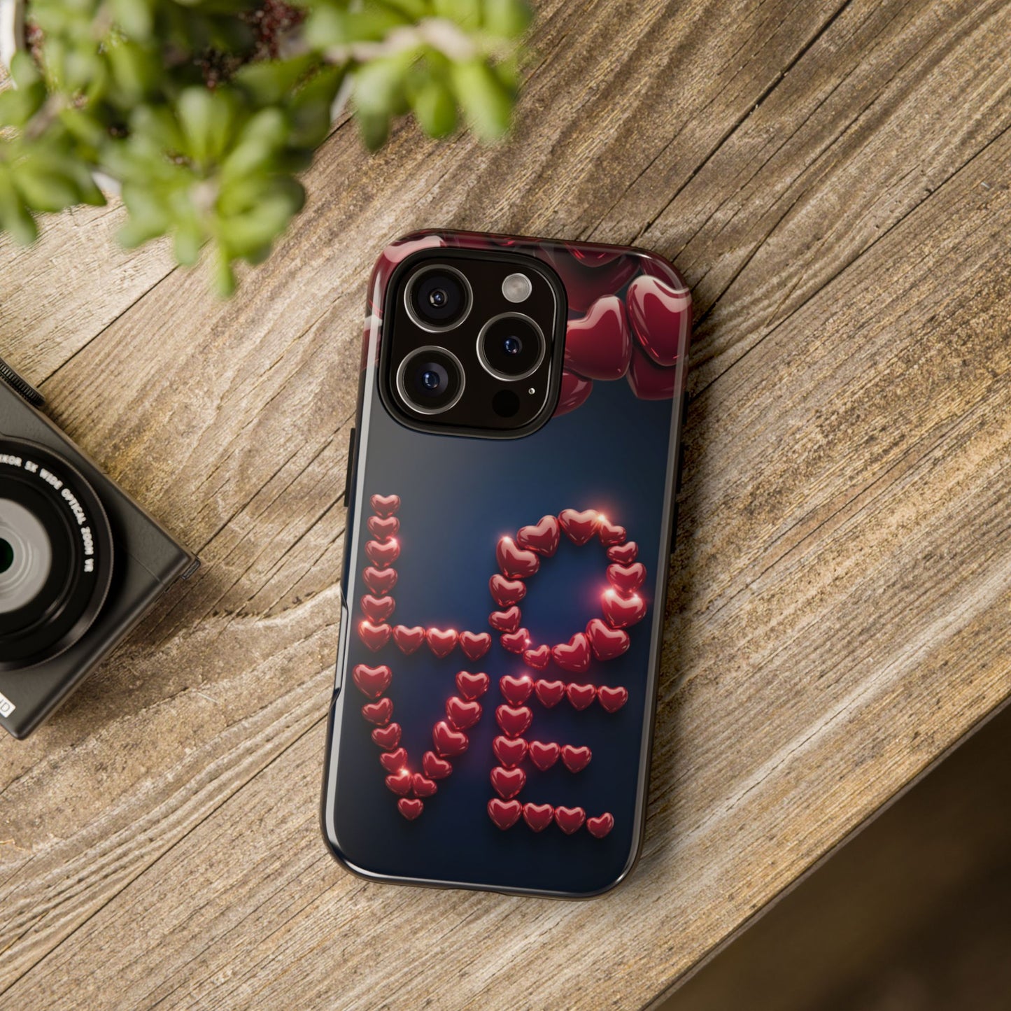 iPhone Case - Love Hearts Design