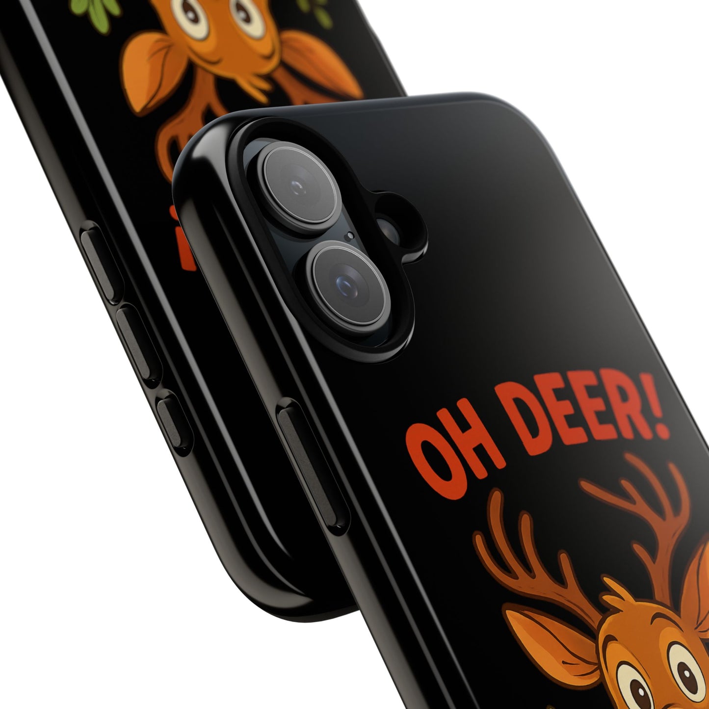 iPhone Case - Startled Deer 'Oh Deer' Nature Lover Phone Case Funny iPhone Accessory