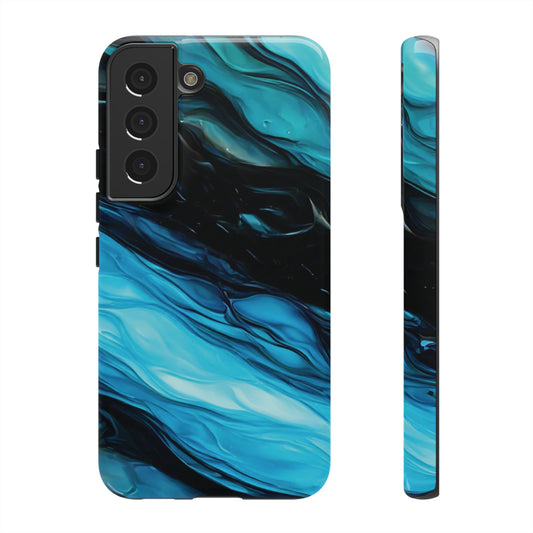 Samsung Galaxy Blue Splash Phone Case