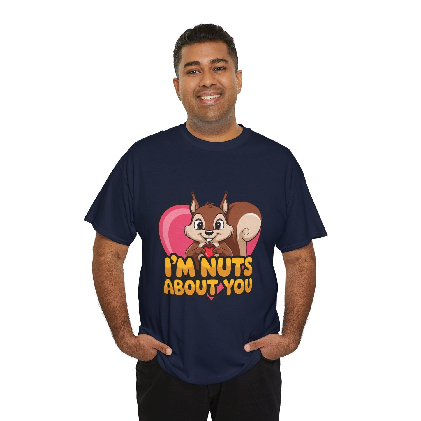 I’m Nuts About You Shirt, Funny Valentine Shirt, Squirrel Love T Shirt, Cute Animal Pun Tee, Valentine Gift For Him Her