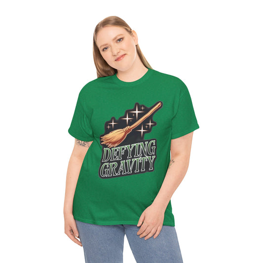 Defying Gravity Wicked Musical Quote Tee – Broadway Fan Shirt, Inspirational Wizard of Oz Graphic Tee, Musical Theatre Unisex T-Shirt