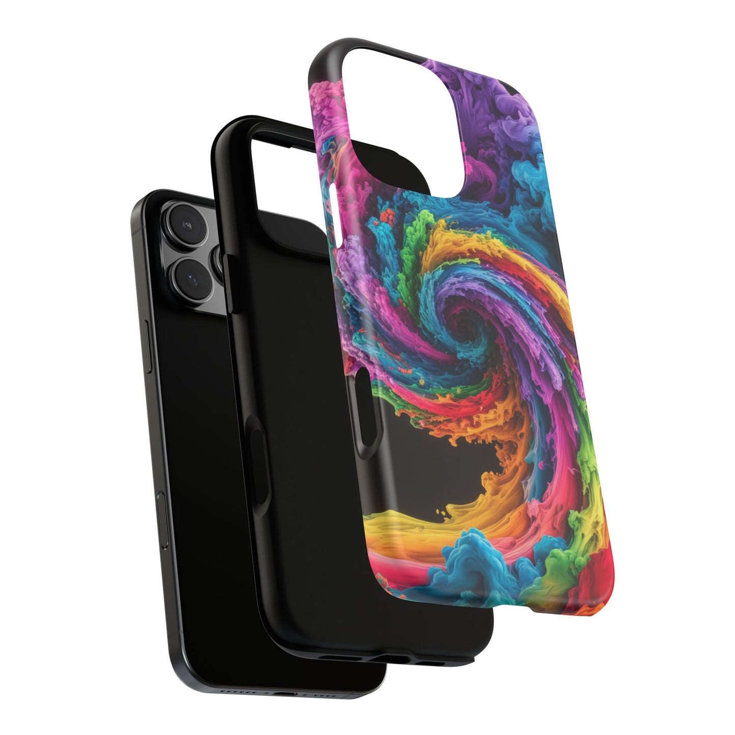 iPhone Case - Colorful Swirl Design