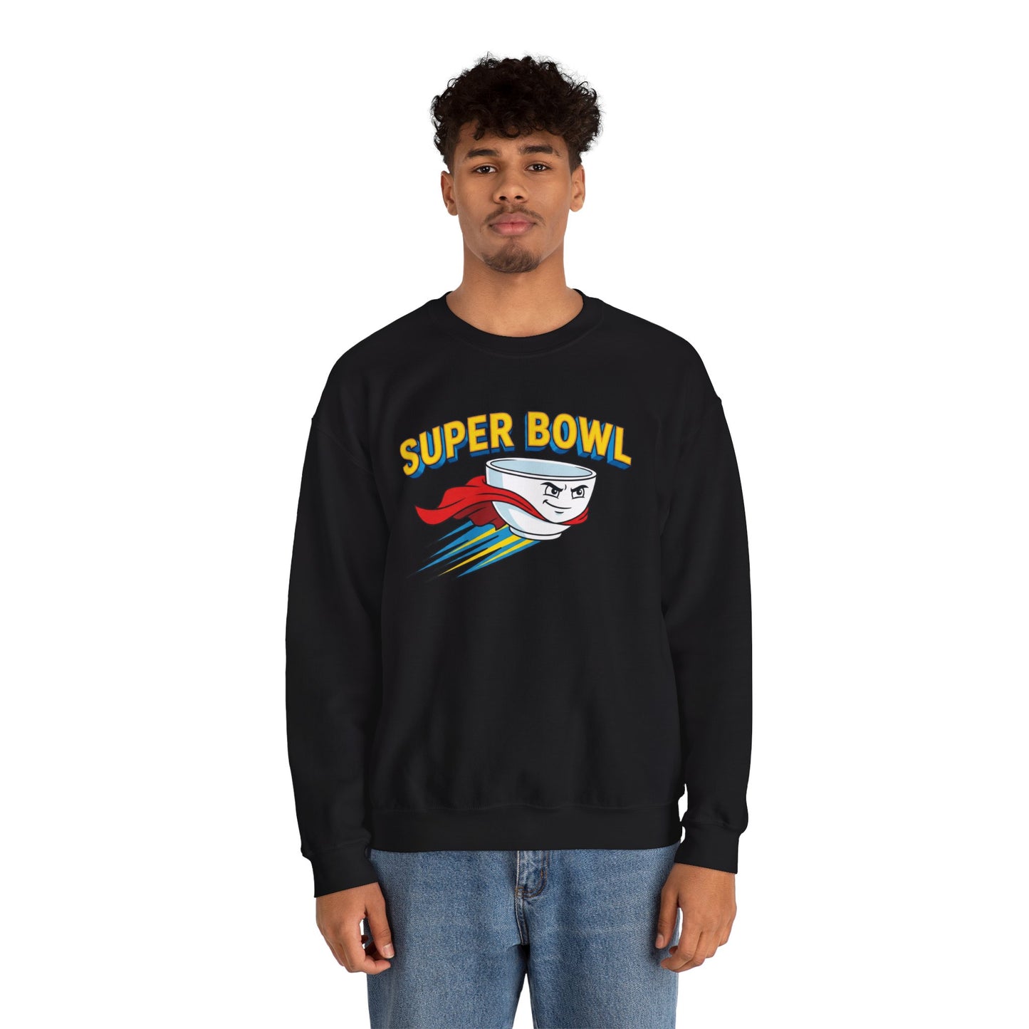 Super Bowl Sweatshirt, Funny Super Bowl Shirt, Football Party Sweatshirt, Game Day Crewneck, Bowl Pun Sweatshirt, Unisex Graphic Crew