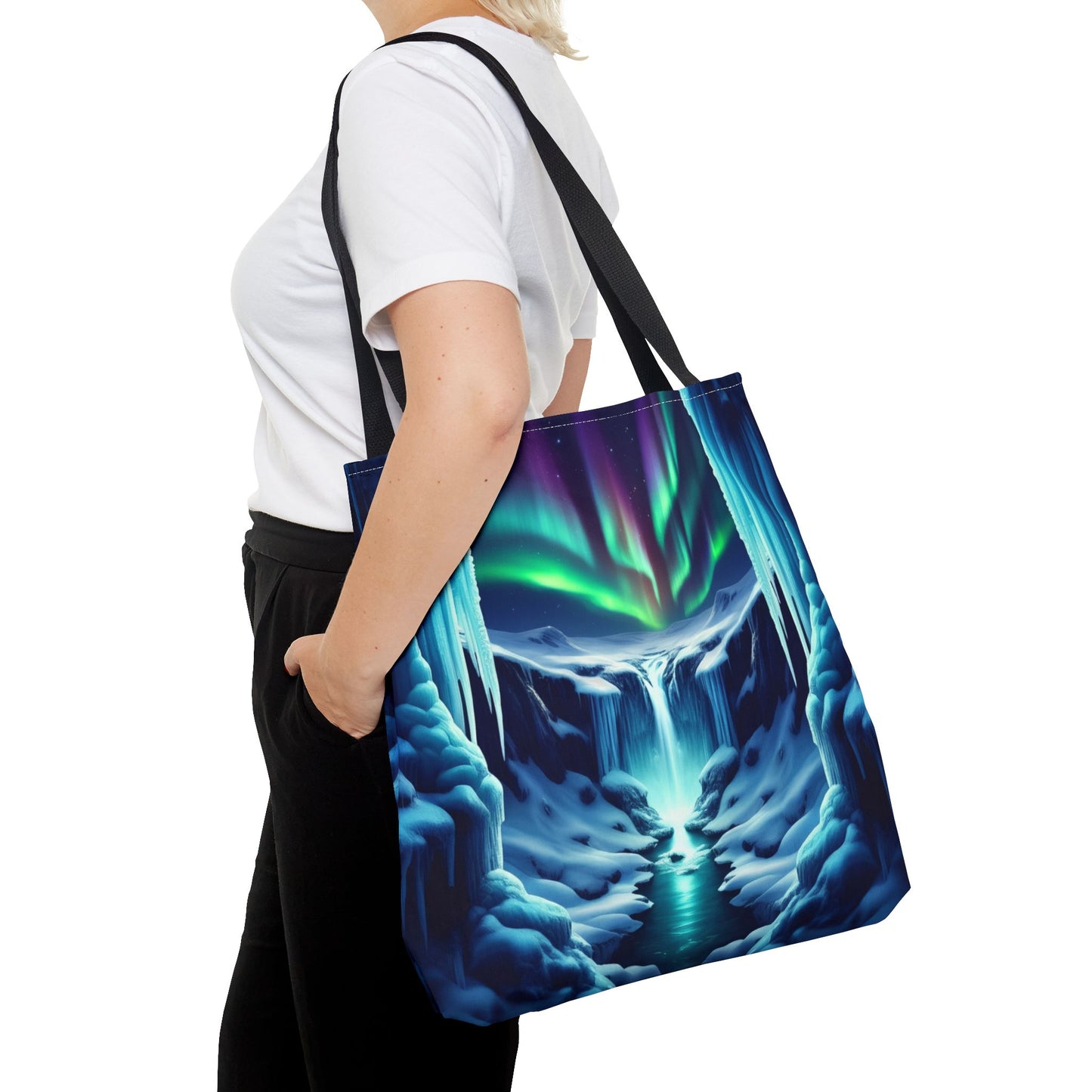 Icy Landscape Tote Bag