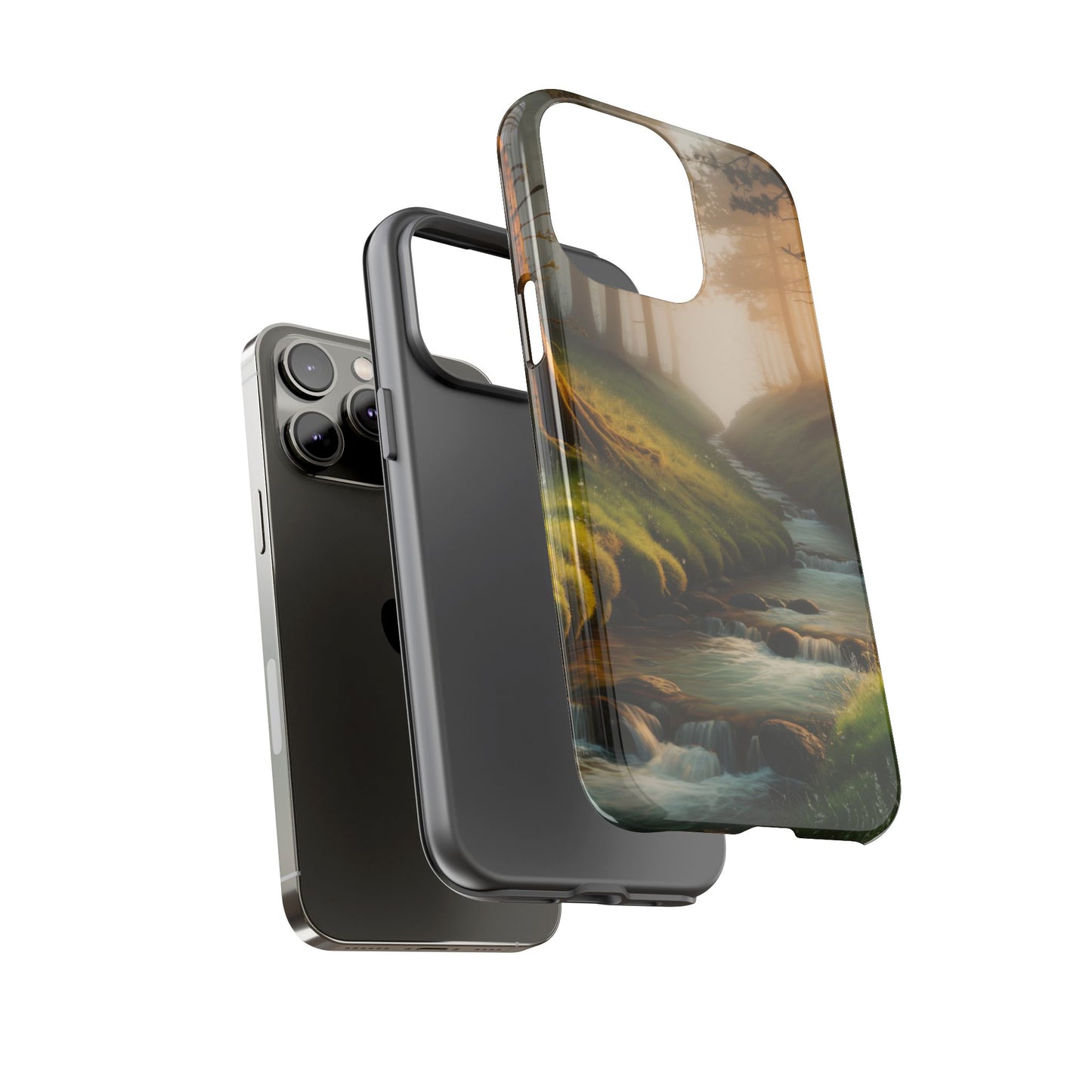 Nature Stream iPhone Case Forest Phone Case Stream iPhone Case Nature Phone Case