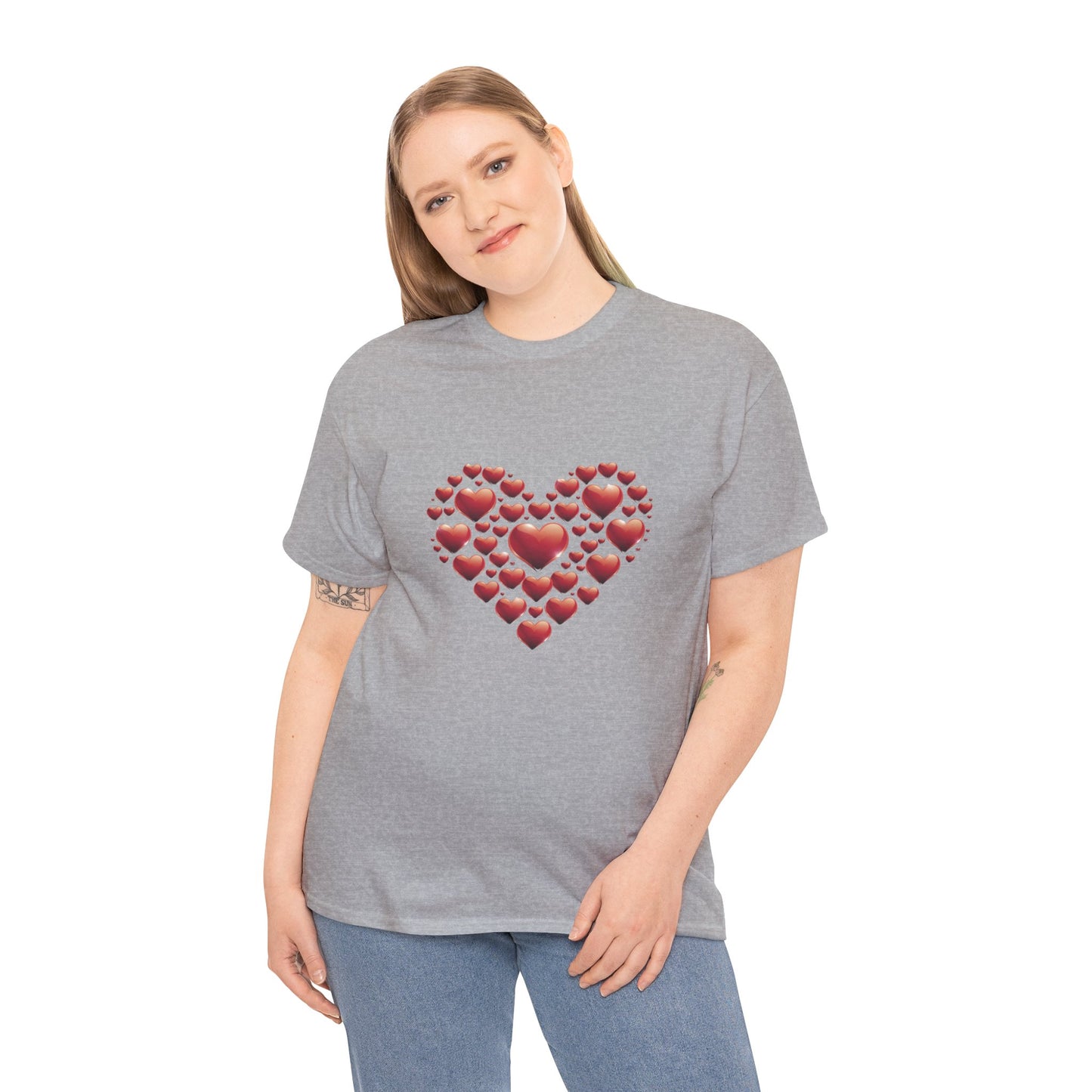 Heart Of Hearts Shirt, Minimal Valentine Shirt, Red Heart Graphic Tee, Love Aesthetic T Shirt, Valentine Gift Shirt