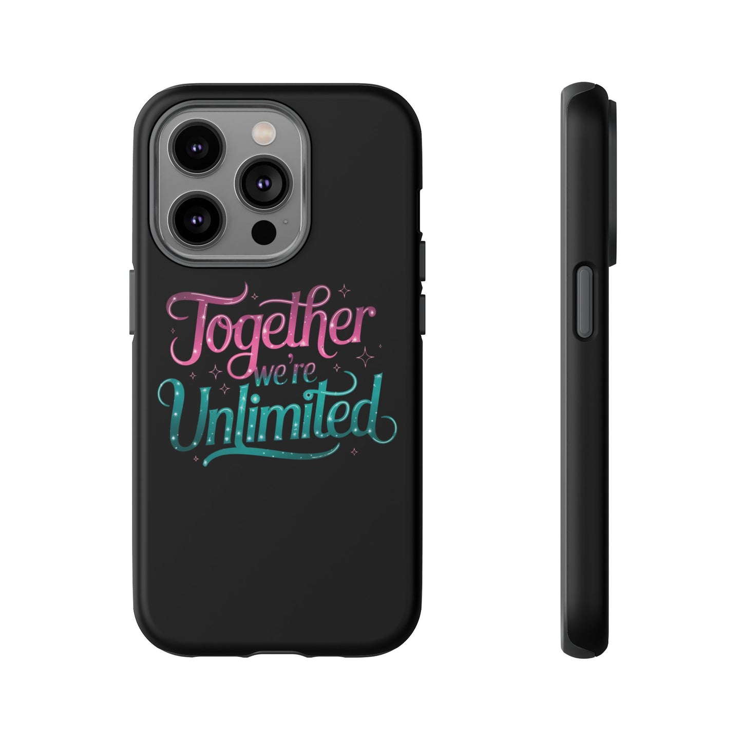 iPhone Case with Musical Quote Together We're Unlimited Musical Phone Case