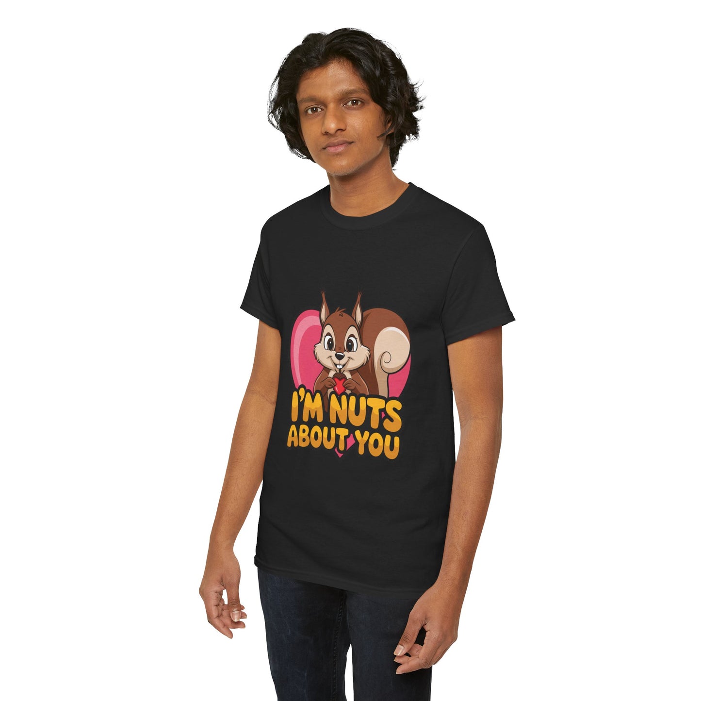 I’m Nuts About You Shirt, Funny Valentine Shirt, Squirrel Love T Shirt, Cute Animal Pun Tee, Valentine Gift For Him Her