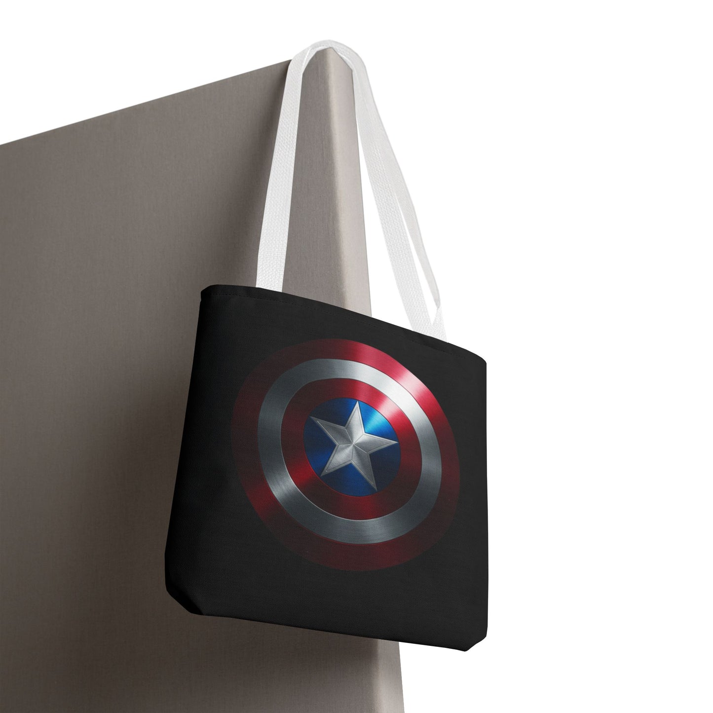 Heroic Shield Tote Bag - Stylish Marvel-Inspired Carryall for Fans