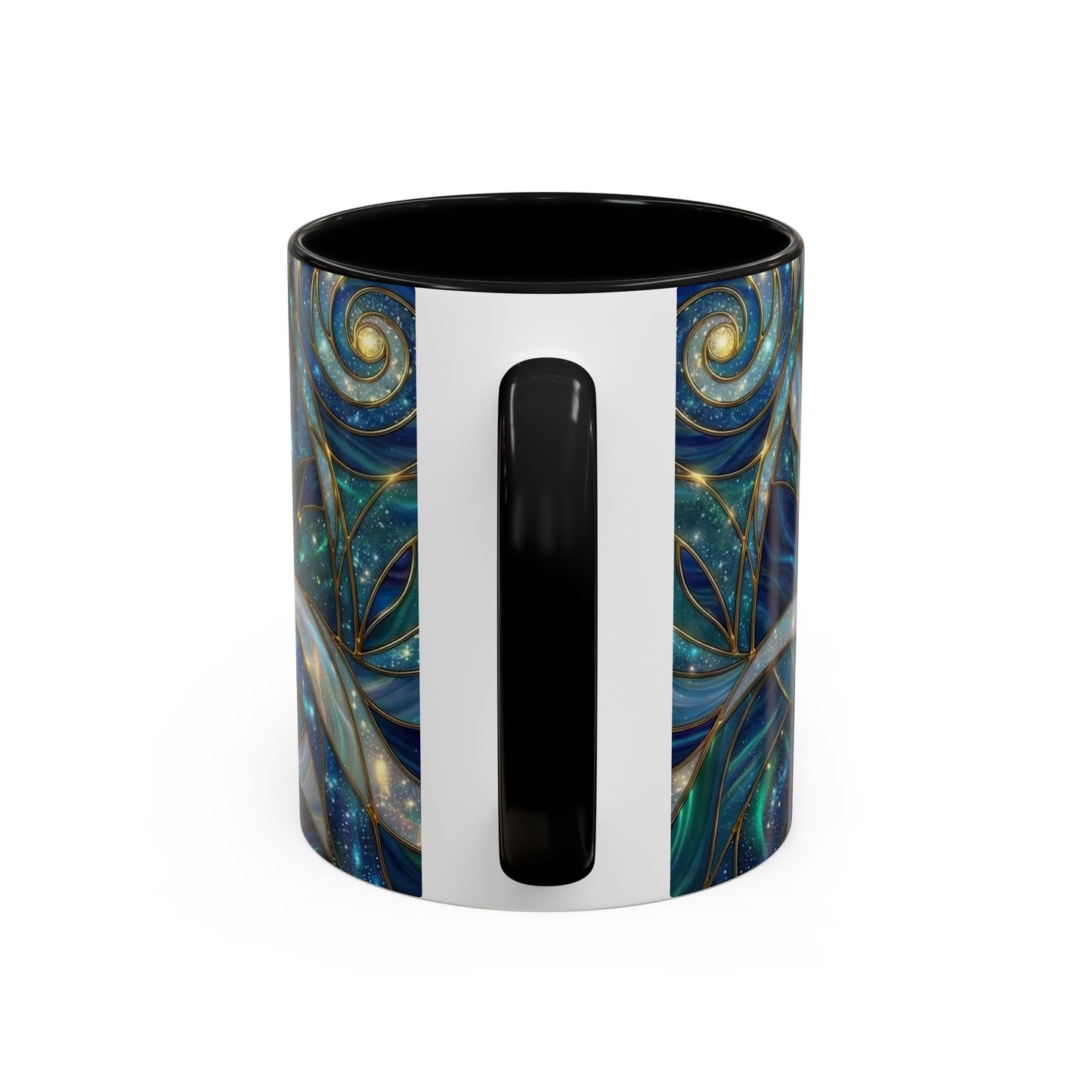 Stained Glass Dove Mug, Christian Coffee Cup, Religious Gift, Faith Art Mug, Holy Spirit Dove, Inspirational Christian Mug