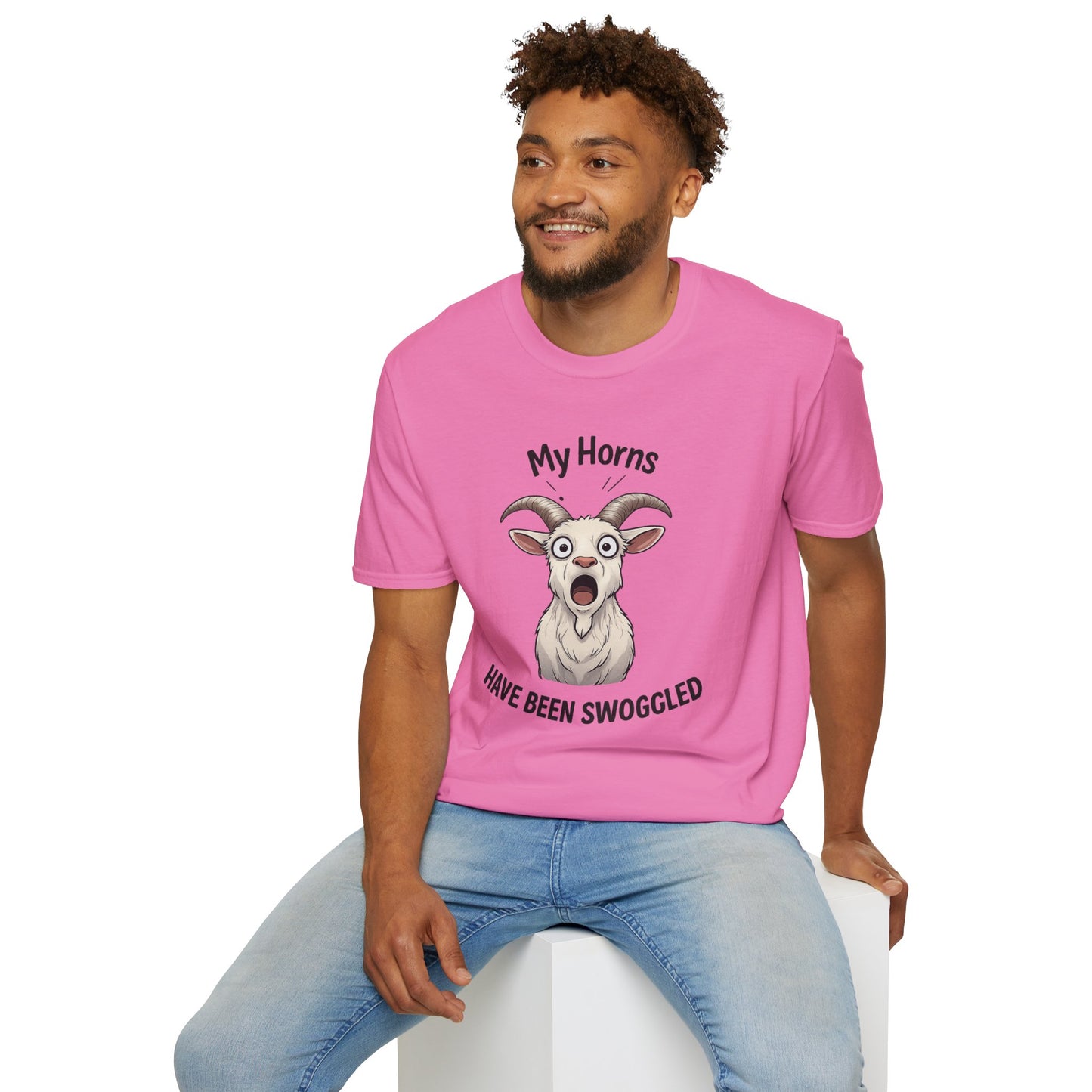 Funny Goat Shirt, Hornswoggled Shirt, My Horns Have Been Swoggled, Goat Pun T Shirt, Animal Humor Tee, Silly Wordplay Shirt