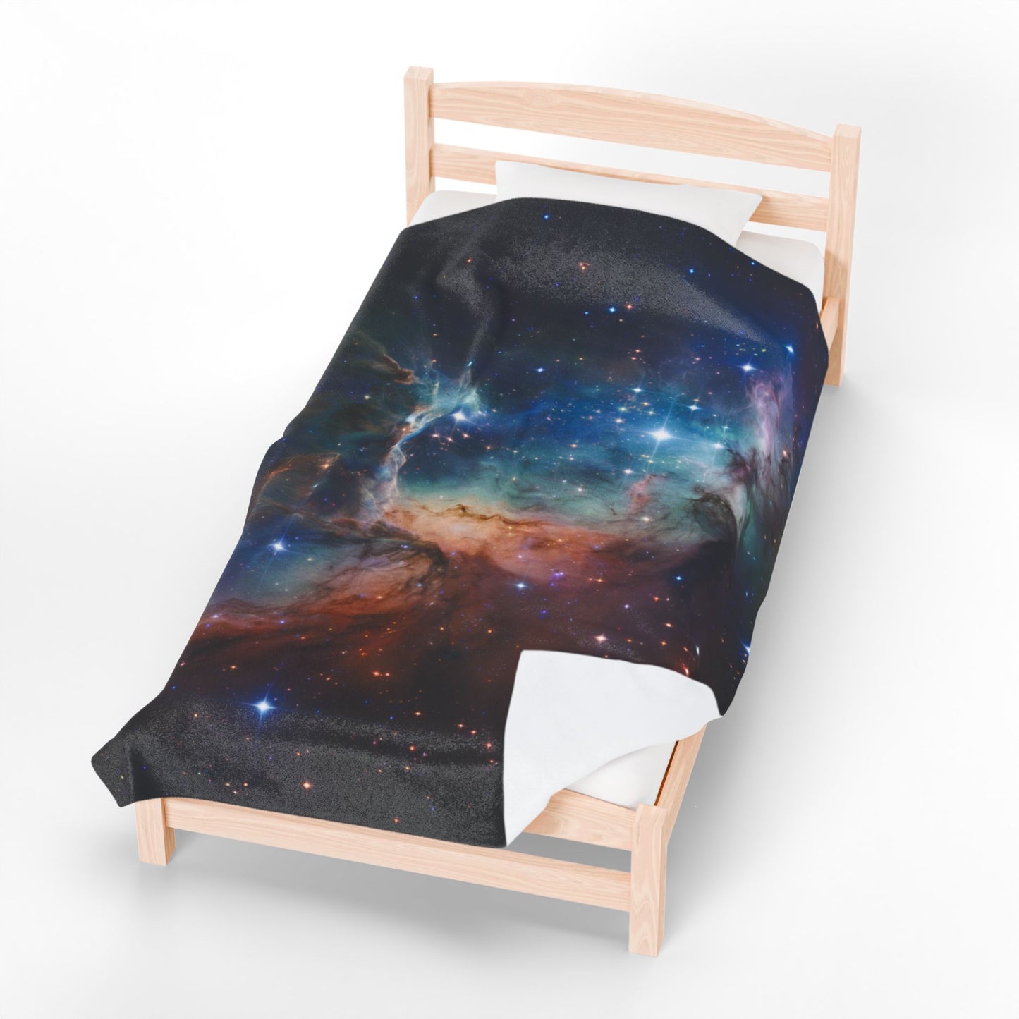 Plush Blanket Starry Night Cosmic Throw Blanket Modern Home Decor Space Blanket
