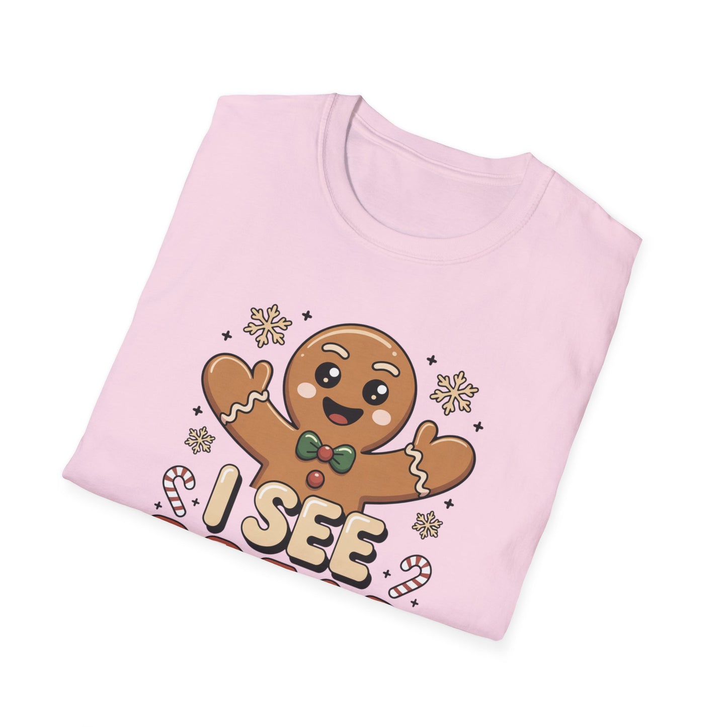 I See Bread People Shirt, Gingerbread Man Christmas Tee, Funny Holiday Baking Shirt, Cute Gingerbread Cookie TShirt, Xmas Humor Shirt, Food Pun Tee