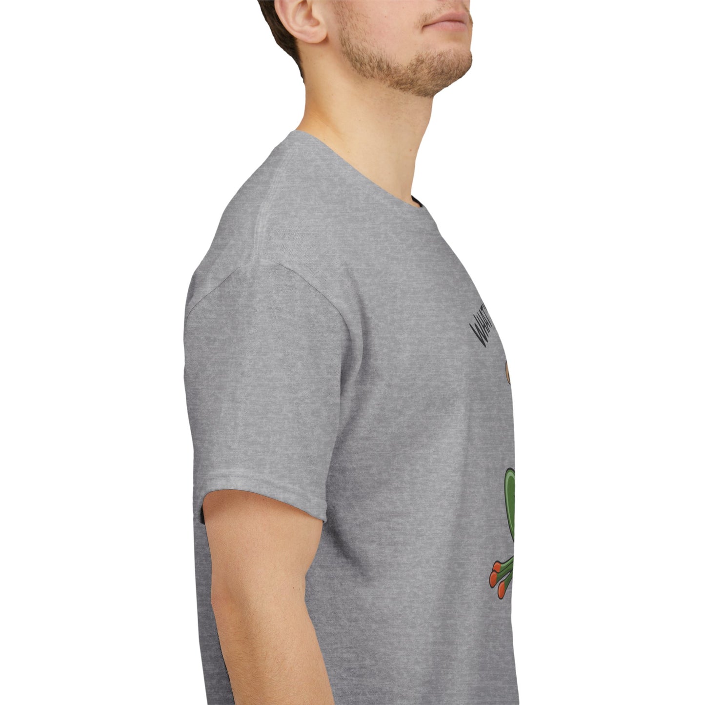 Funny Frog Shirt | What’s Hoppening T-Shirt | Cool Frog Graphic Tee | Amphibian Dad Joke Shirt | Cottagecore Animal Lover Gift