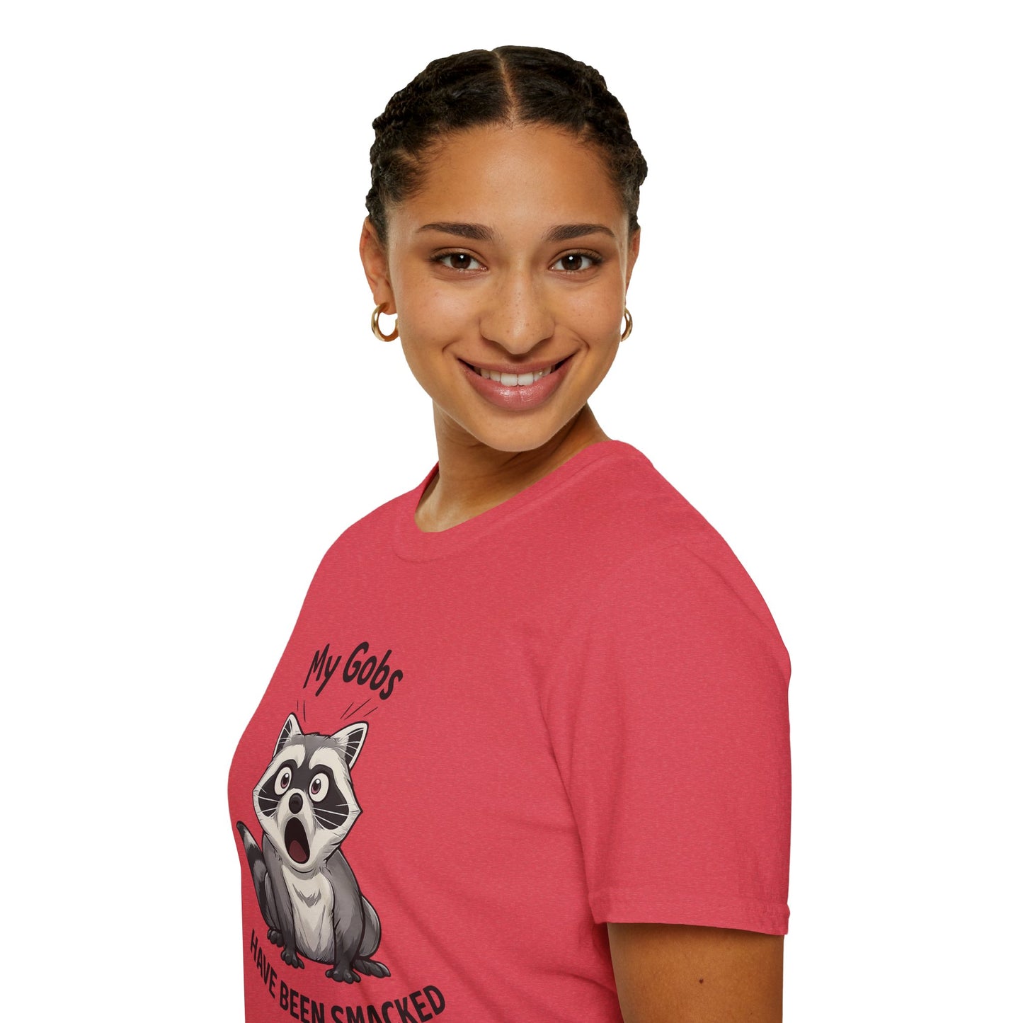 My Gobs Have Been Smacked Shirt, Funny Raccoon T Shirt, Gobsmacked Joke Tee, Meme Animal Shirt, Absurd Humor Graphic Tee