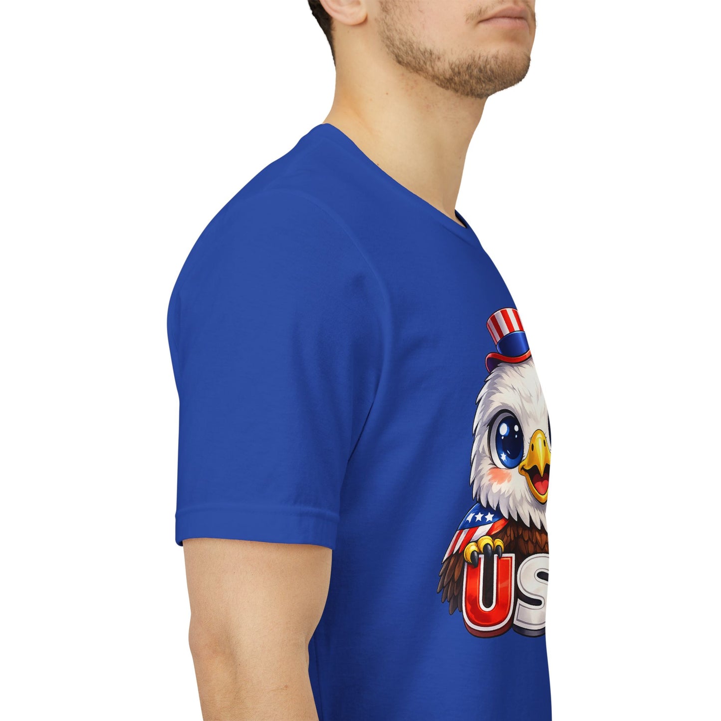 Cute USA Eagle Shirt, Patriotic Eagle T Shirt, Fourth Of July Shirt, American Flag Eagle Tee, Freedom Graphic Shirt, USA Pride Top