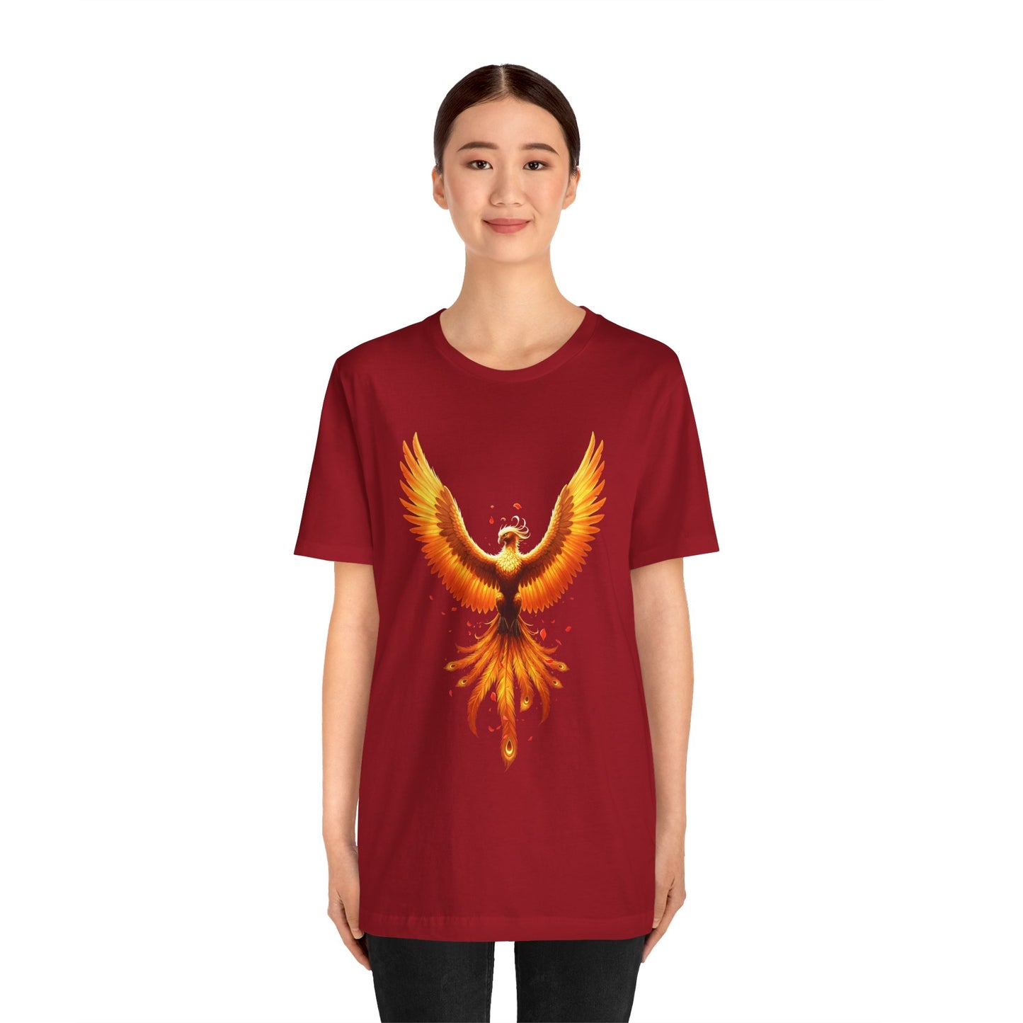 Phoenix Rising Shirt • Fiery Phoenix Graphic Tee • Rebirth Transformation Myth Shirt • Firebird Art Tee • Unisex Gift Tee XS‑5XL