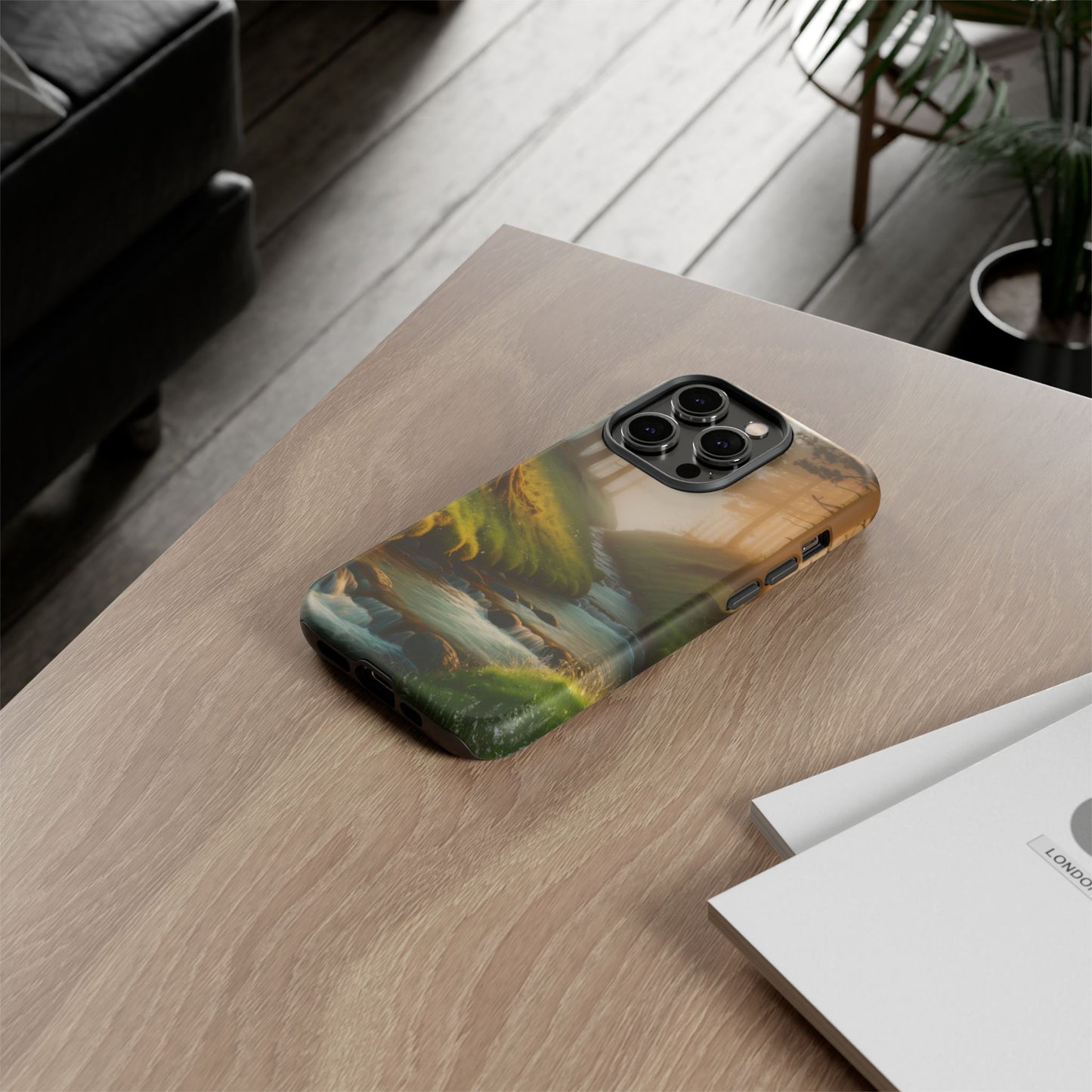 Nature Stream iPhone Case Forest Phone Case Stream iPhone Case Nature Phone Case
