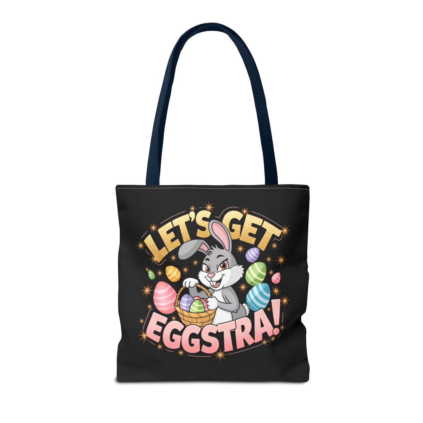 Easter Bunny Tote Bag - 'Leg's Get Eggstra'