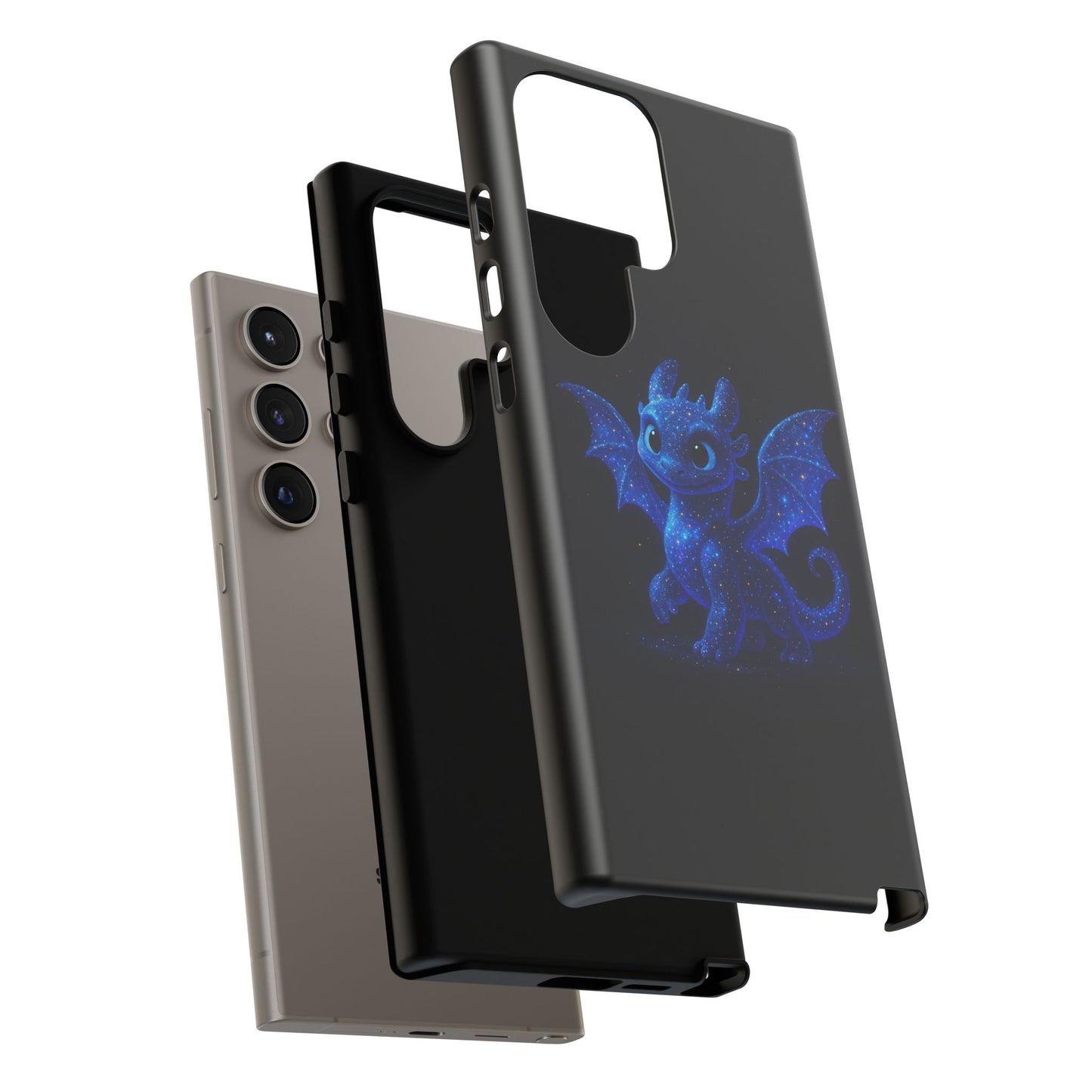 Galaxy Dragon Samsung Case - Fantasy Starry Night Art for Galaxy Phone | Cute Cosmic Dragon Phone Cover Gift for Her or Him