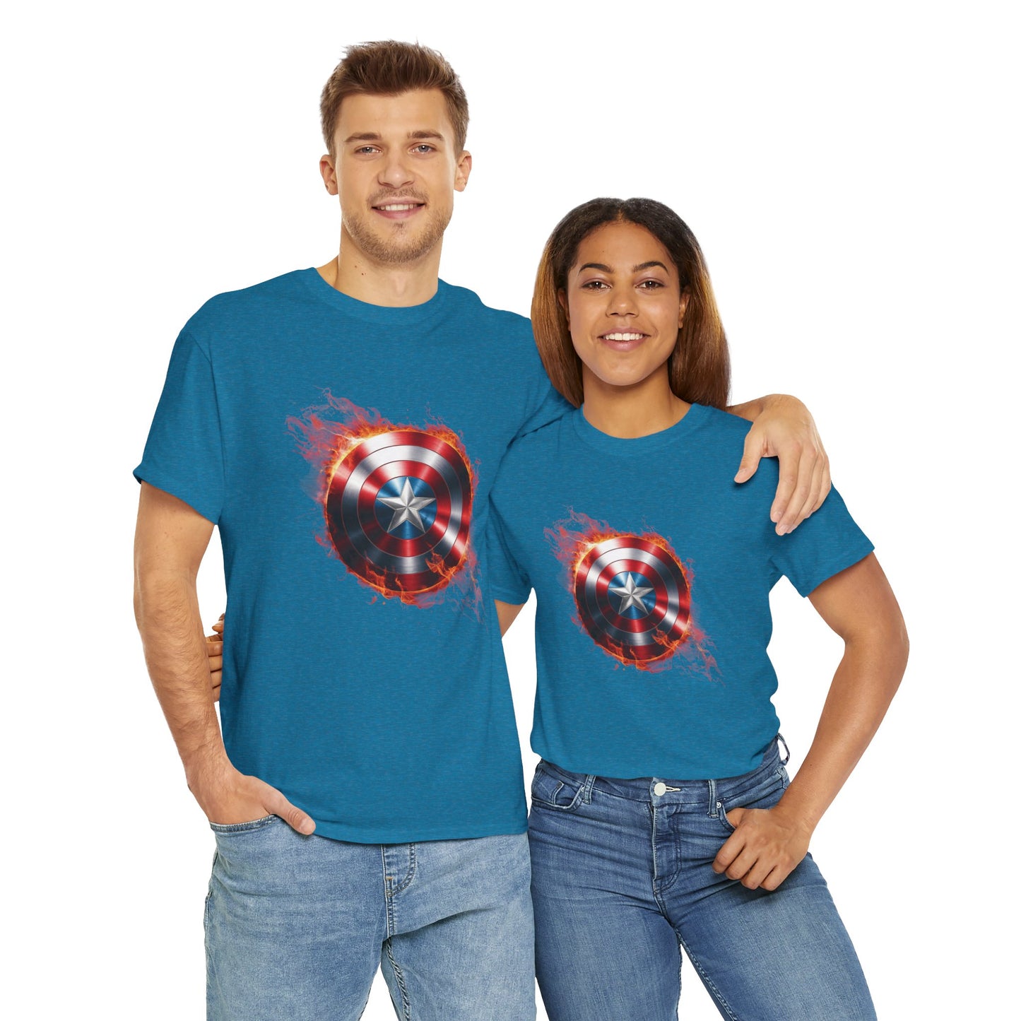 Captain America Flame Tee