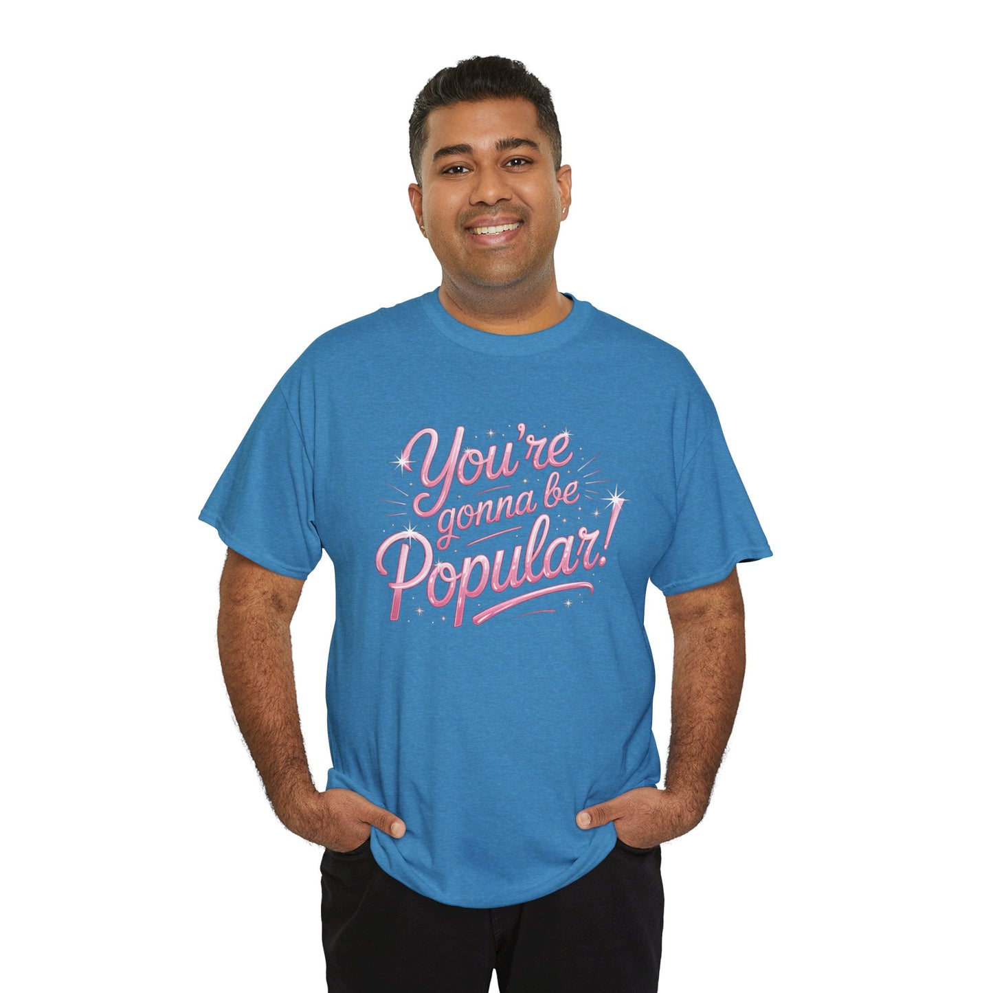You’re Gonna Be Popular Wicked Musical Tee – Broadway Quote Shirt – Funny Retro Typography T-Shirt for Theatre Fans & Musical Lovers