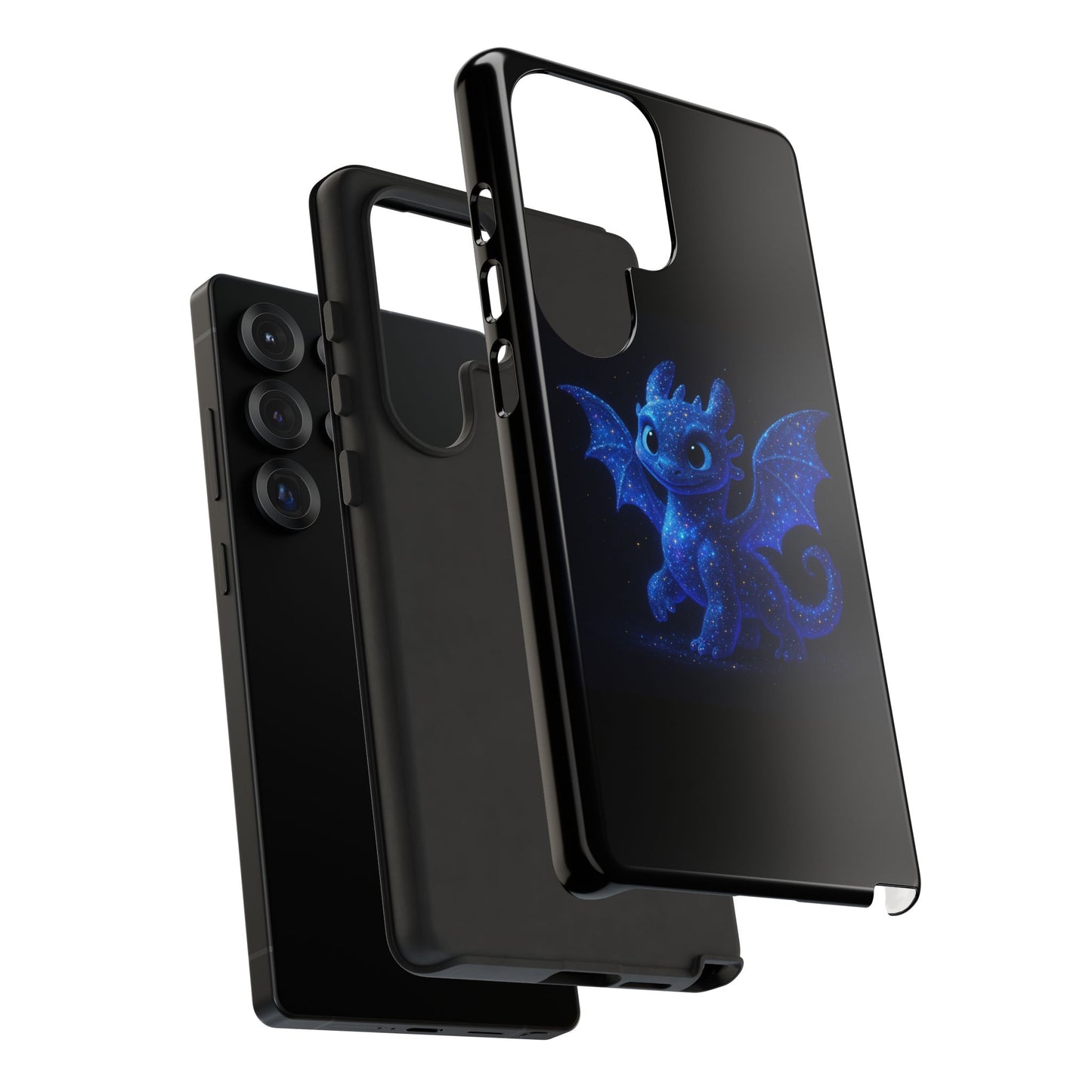 Galaxy Dragon Samsung Case - Fantasy Starry Night Art for Galaxy Phone | Cute Cosmic Dragon Phone Cover Gift for Her or Him