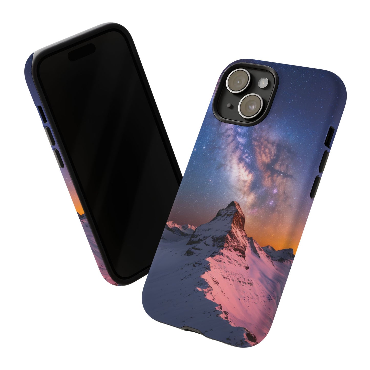 iPhone Case Mountain Top and Milky Way Nature Phone Case Unique Gift