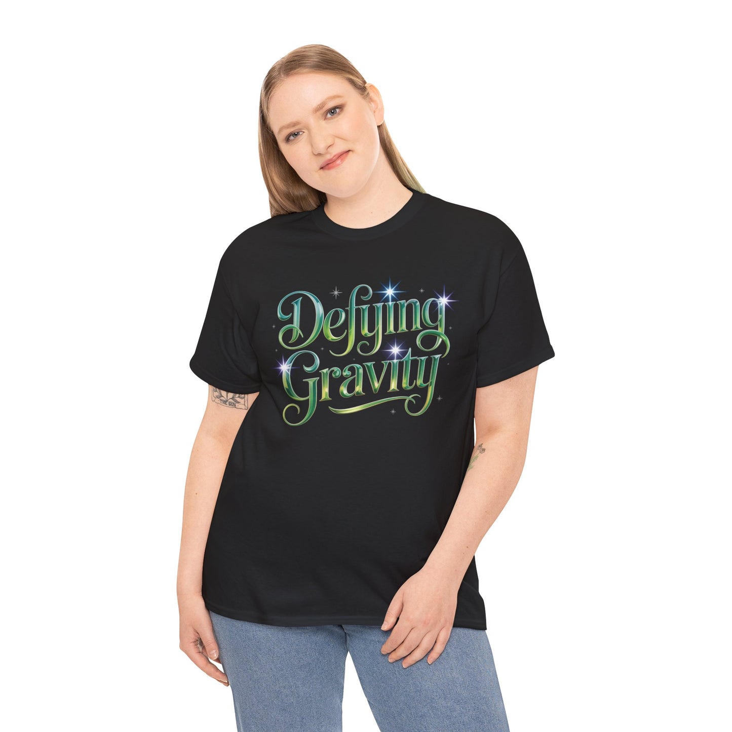 Defying Gravity Wicked Musical Quote Tee – Broadway Fan Shirt, Inspirational Wizard of Oz Graphic Tee, Musical Theatre Unisex T-Shirt