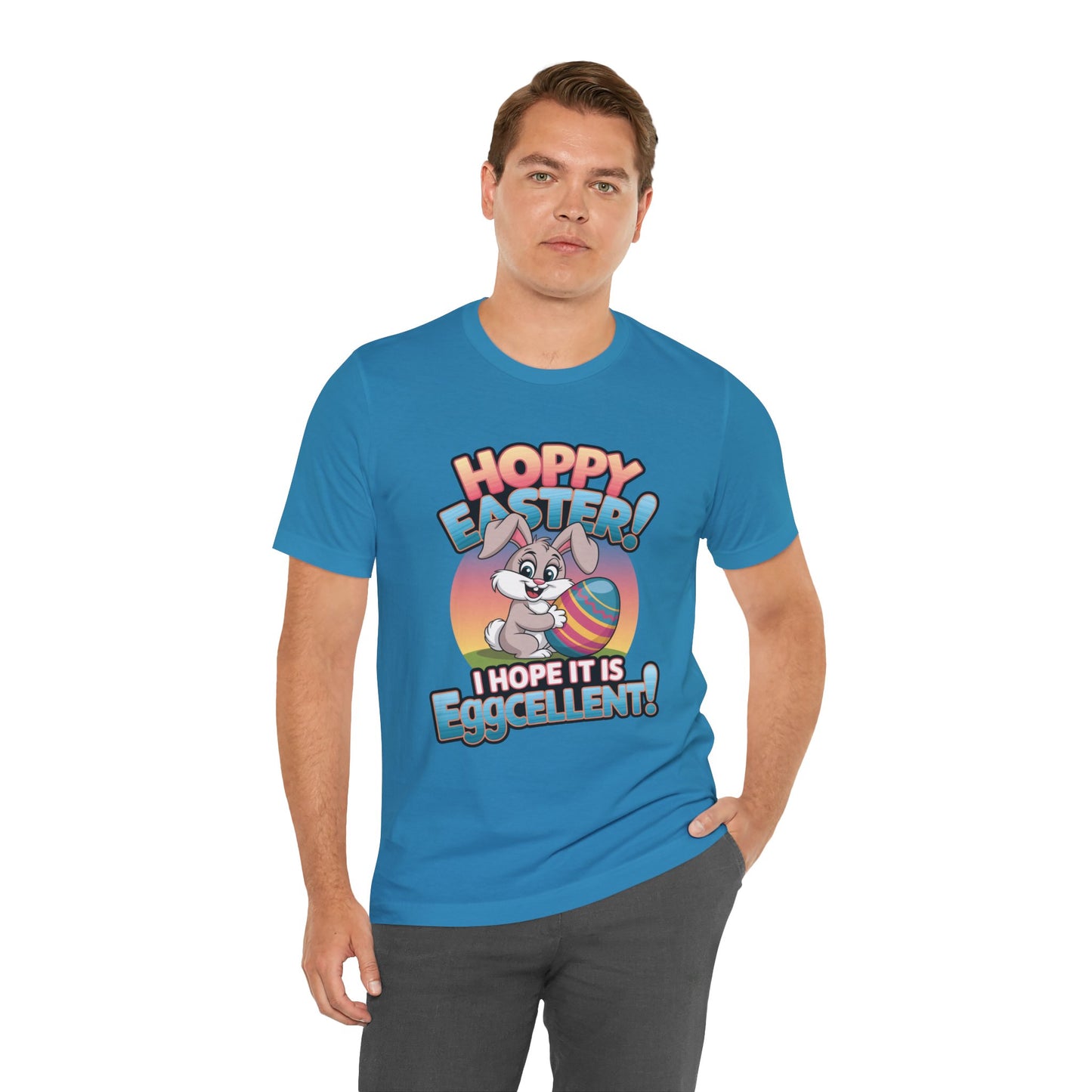 Happy Easter Unisex Tee Easter Shirt Easter Bunny T Shirt Easter Apparel Easter Bunny Outfit