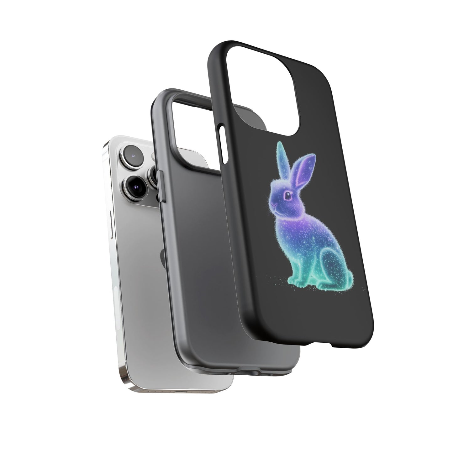 iPhone Case - Bioluminescent Easter Bunny Design