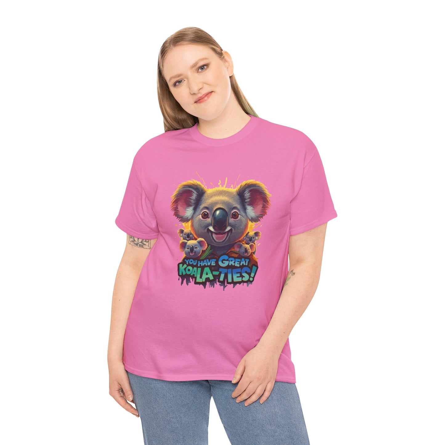 You Have Great Koala‑ties Tee – Cute Koala Pun T‑Shirt, Animal Lover Gift, Funny Wildlife Graphic, Unisex Casual Tee