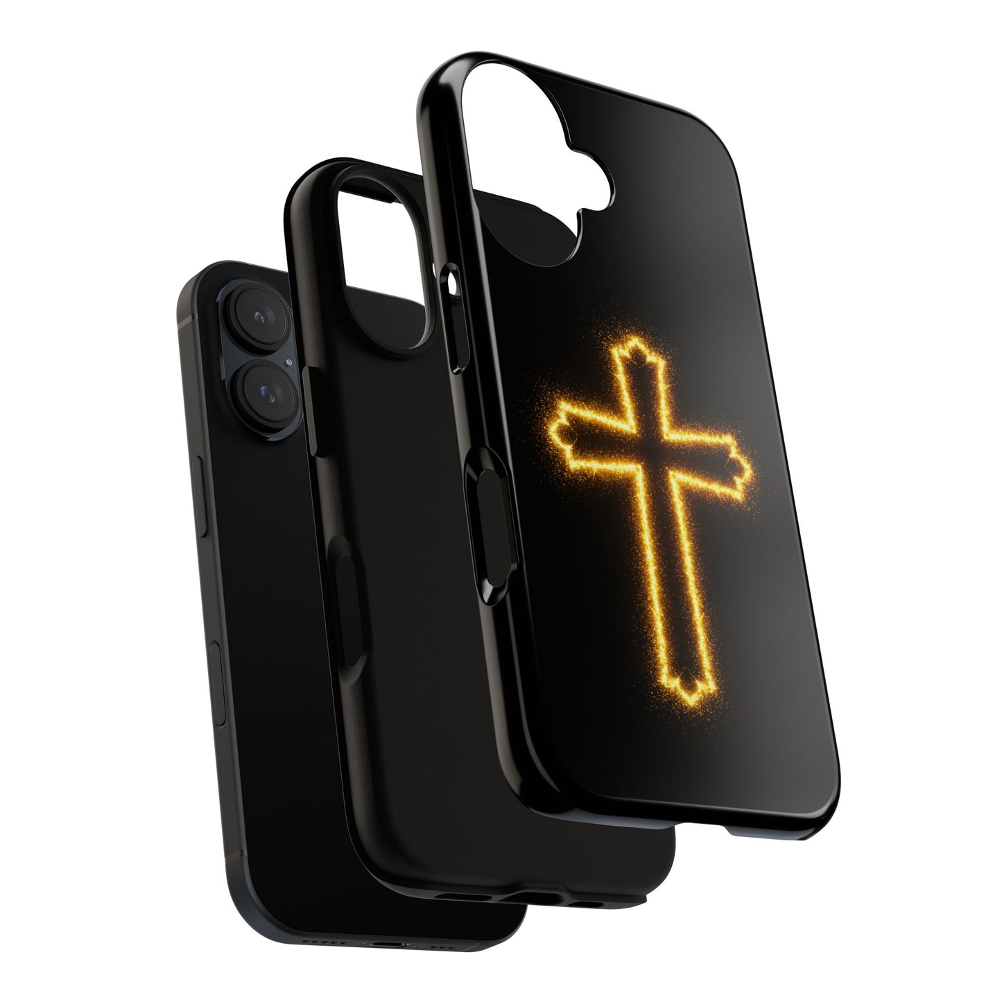Glowing Cross Phone Case - Faith-Inspired Tough Cases