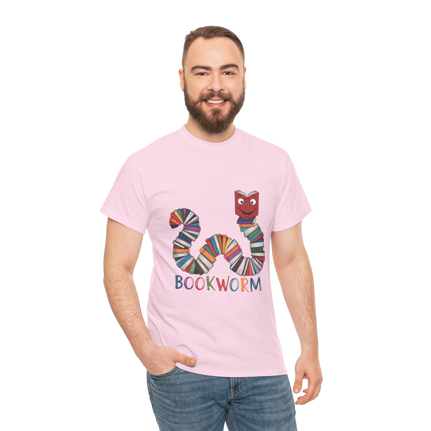 Cute Bookworm Shirt – Funny Reading Lover Tee – Teacher Gift – Kids Book Tee – Unisex Book Nerd Shirt – Book Club Graphic T-Shirt