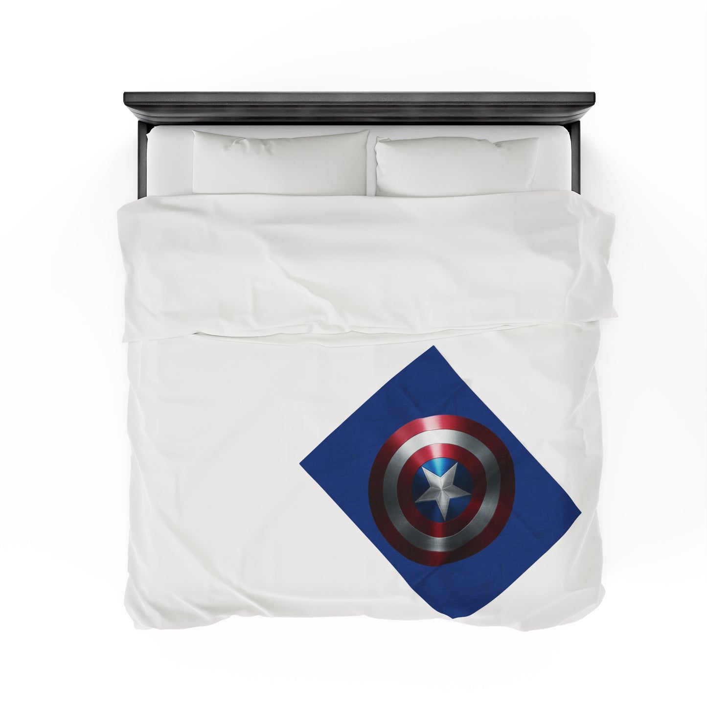 Plush Blanket - Captain America Shield Design