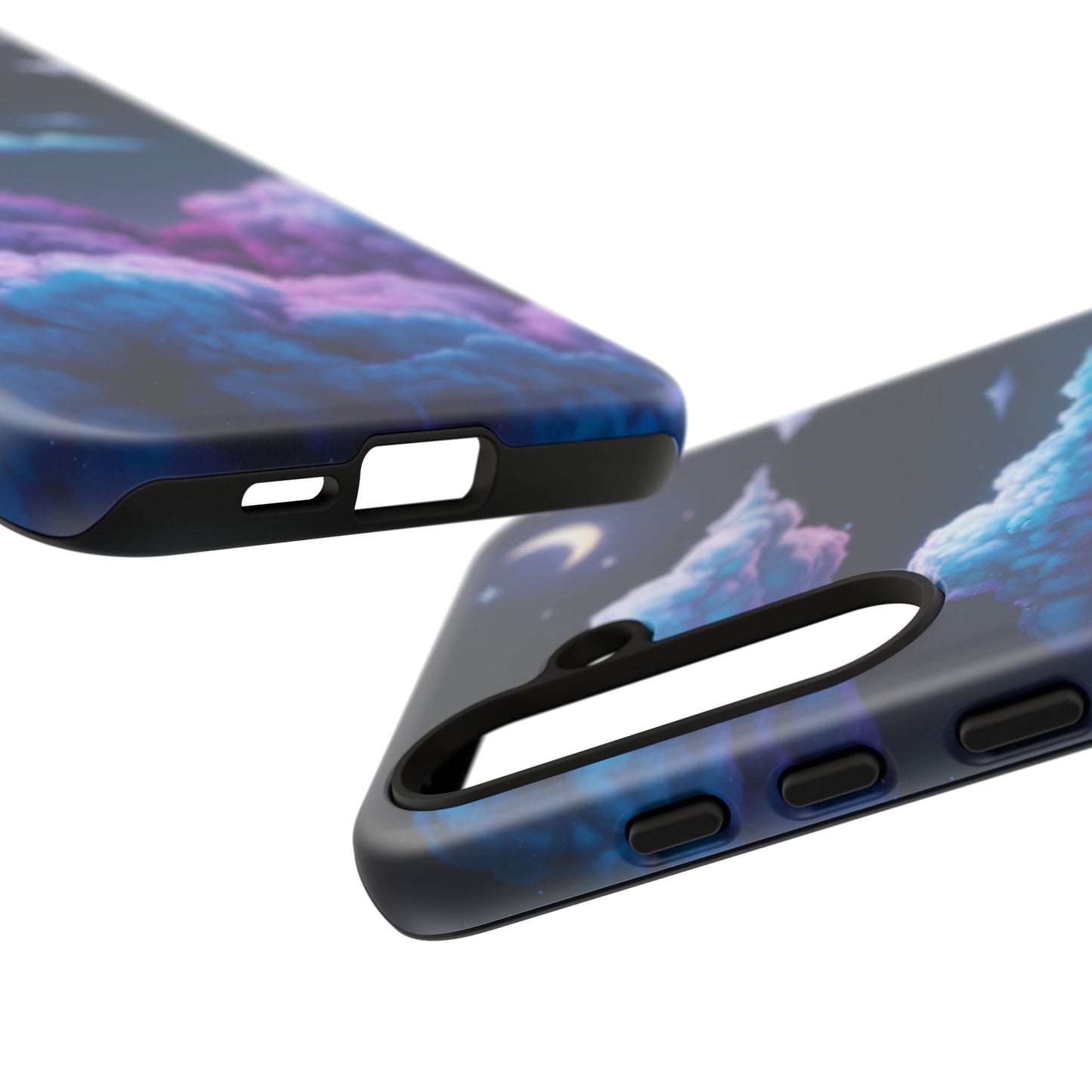 Dreamy Clouds & Moon Tough Samsung Galaxy Case