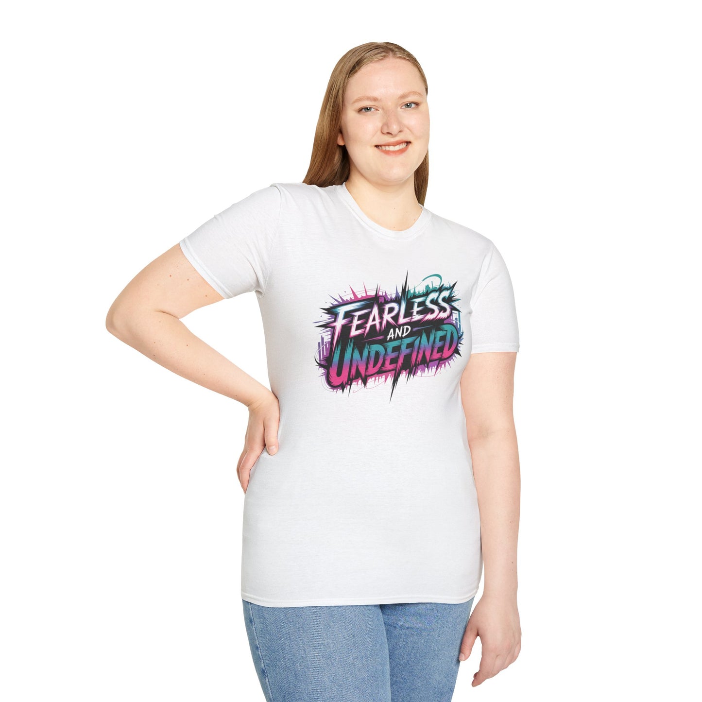 Fearless And Undefined T-Shirt, KPop Anime Inspired Graphic Tee, Empowering Quote Shirt, Bold Aesthetic Top For Fans, Dreamers, And Performers