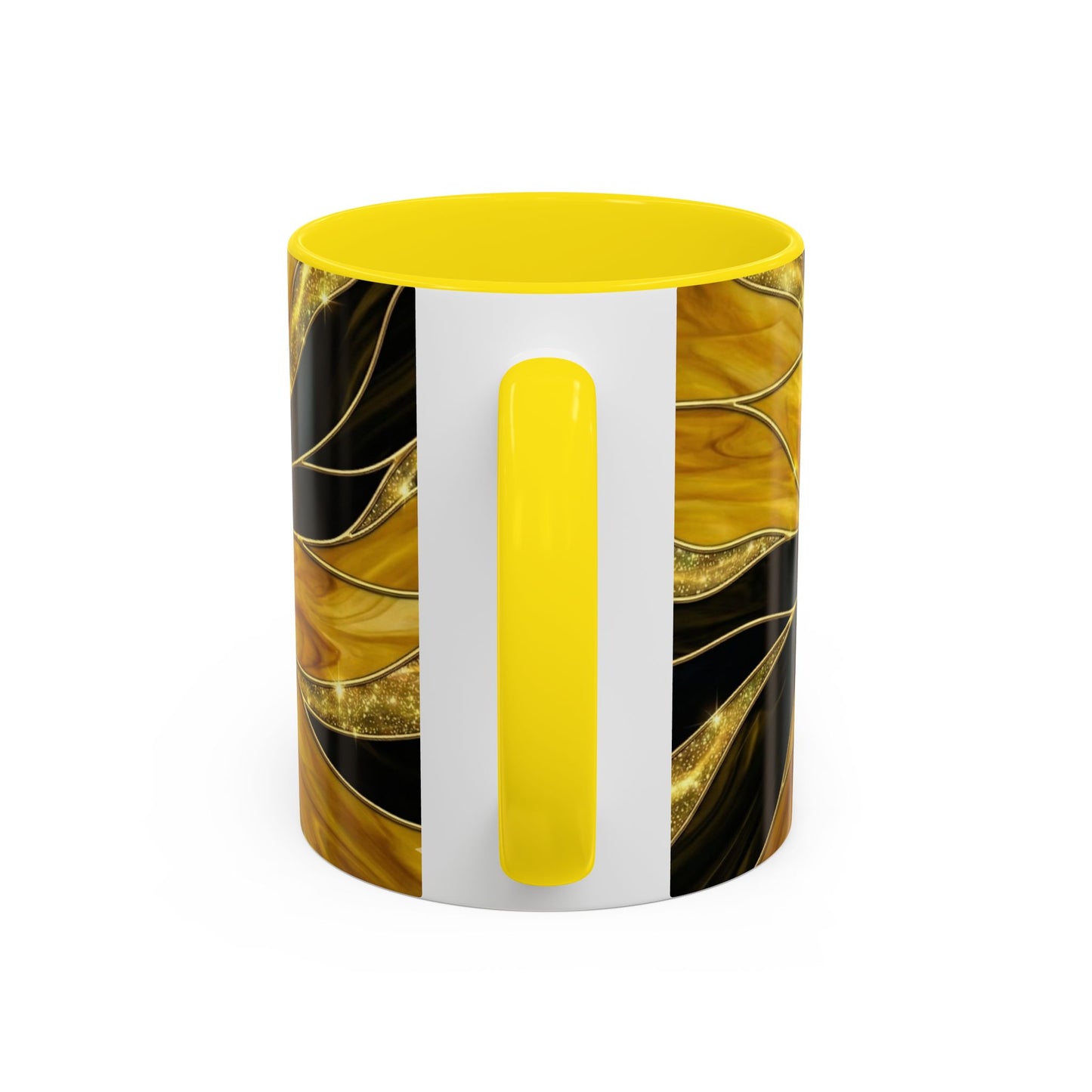 Stained Glass Gamer Mug, Gold Controller Coffee Cup, Video Game Gifts for Him, Gamer Boyfriend Gift, Teen Boy Gaming Mug, Desk Decor