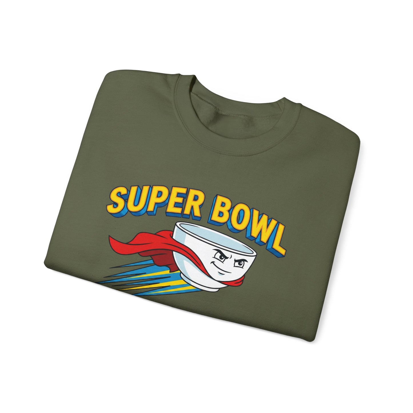Super Bowl Sweatshirt, Funny Super Bowl Shirt, Football Party Sweatshirt, Game Day Crewneck, Bowl Pun Sweatshirt, Unisex Graphic Crew