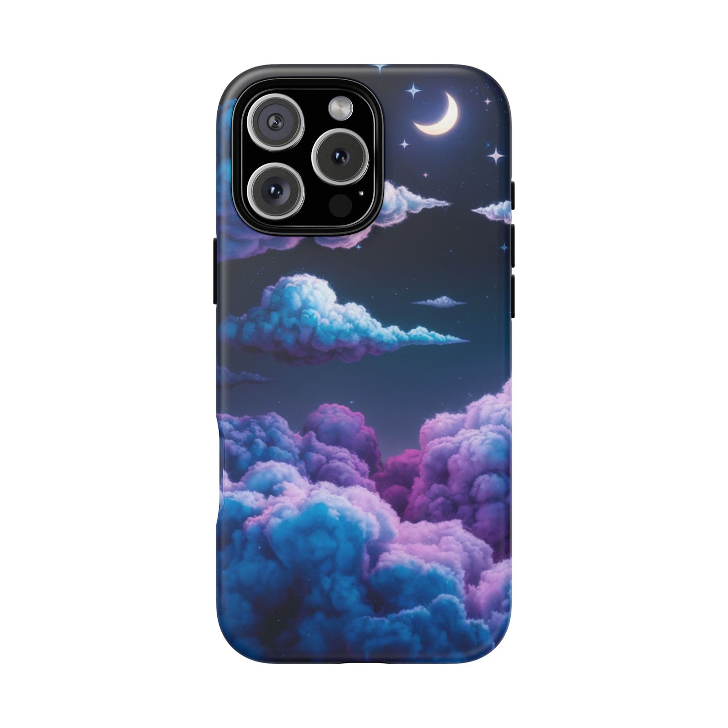 Dreamy Clouds & Moon Tough iPhone Case