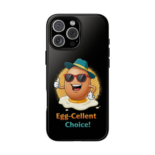 iPhone Case - Egg-Cellent Choice Pun Design