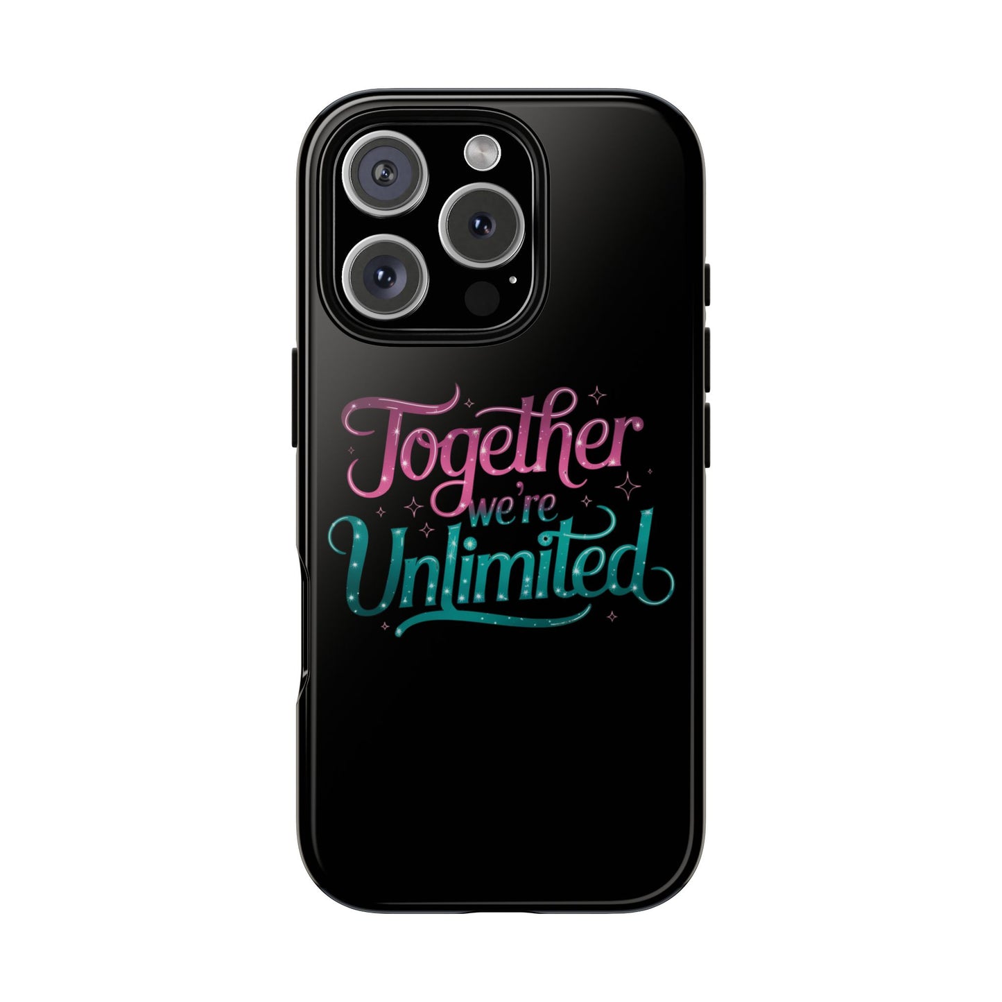 iPhone Case with Musical Quote Together We're Unlimited Musical Phone Case