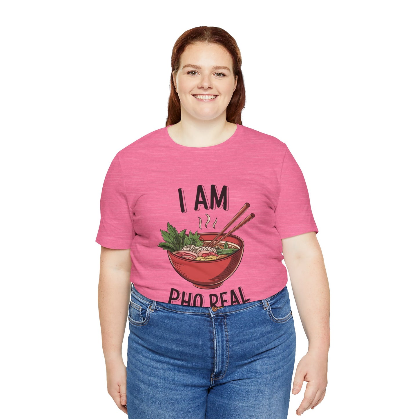 I Am Pho Real T-Shirt | Funny Pho Noodle Bowl Tee, Vietnamese Food Pun Shirt, Ramen & Noodle Lover Gift, Cute Asian Cuisine Graphic Top