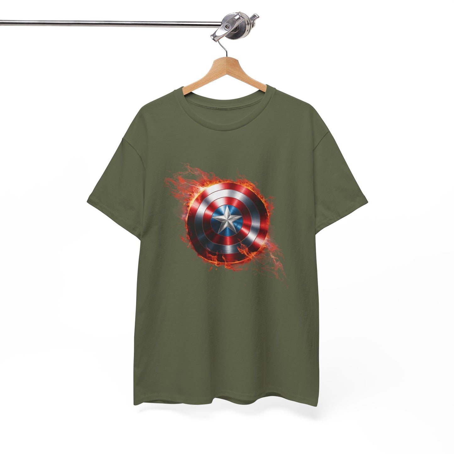Captain America Flame Tee