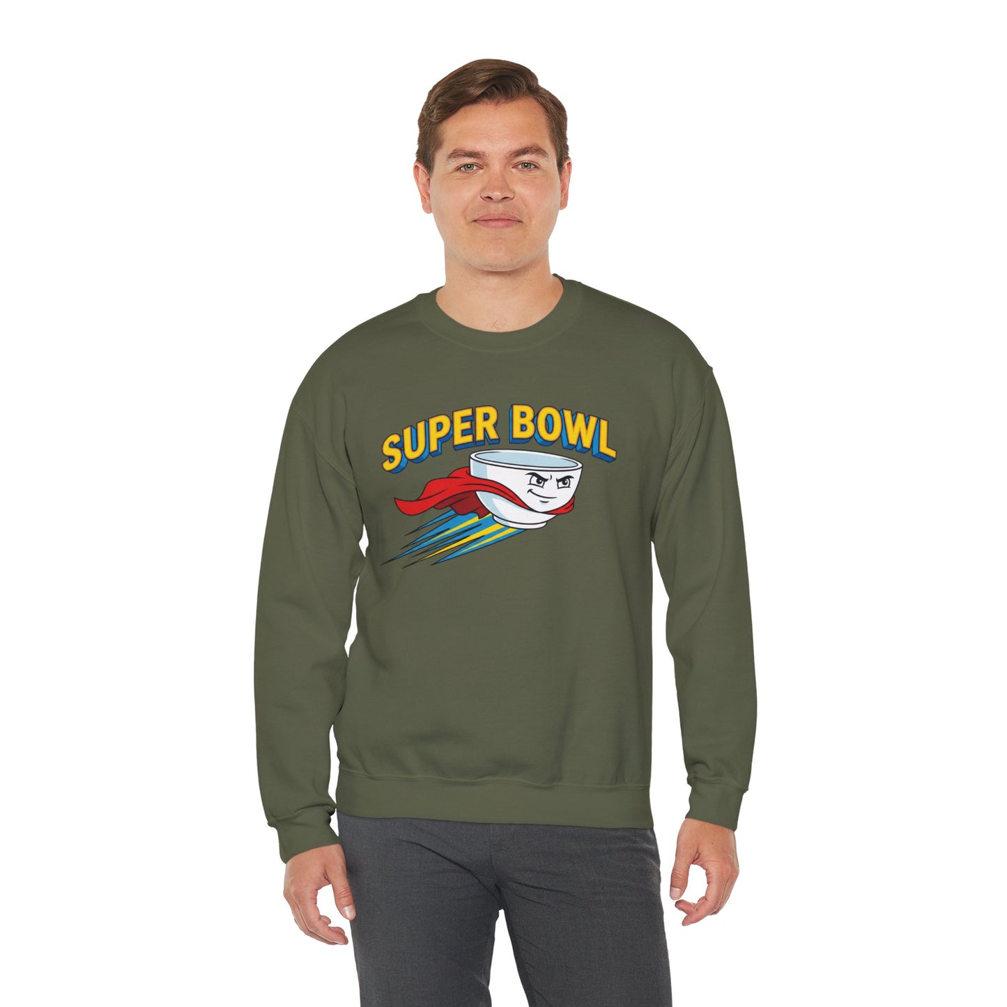 Super Bowl Sweatshirt, Funny Super Bowl Shirt, Football Party Sweatshirt, Game Day Crewneck, Bowl Pun Sweatshirt, Unisex Graphic Crew