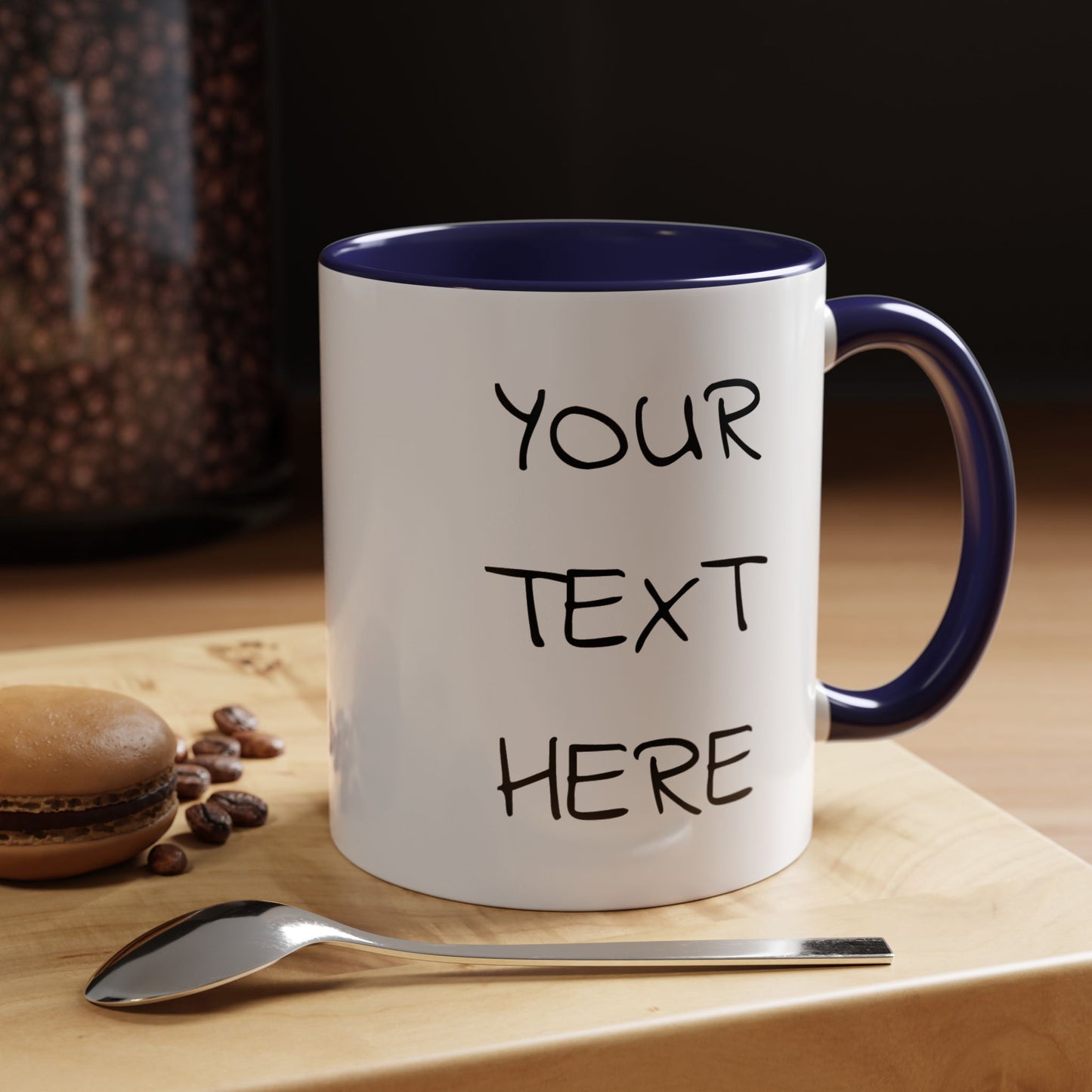 Personalized Teacher Mug, Best Teacher Ever Gift, Custom Educator Coffee Cup, 3D Gold Balloon Design, Teacher Appreciation Present