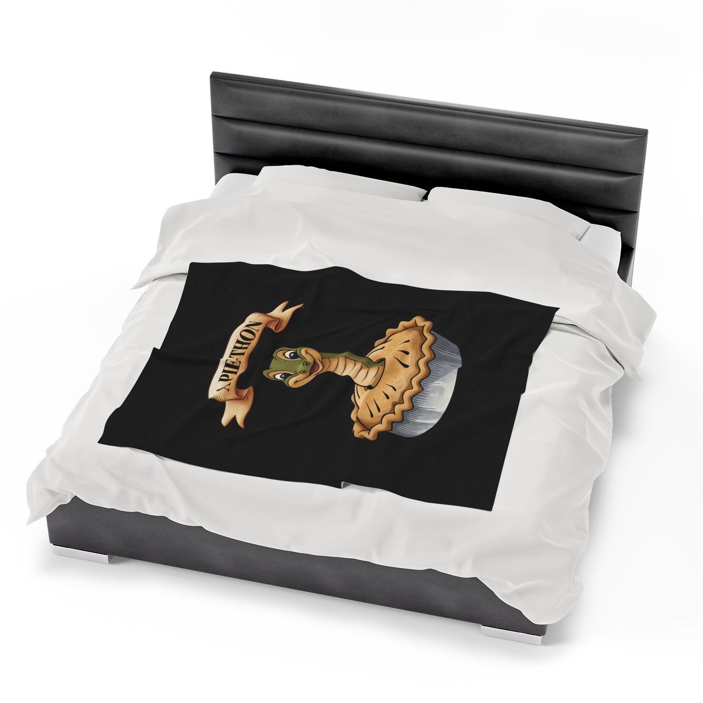 Velveteen Plush Blanket - Snake Pie-Thon Joke