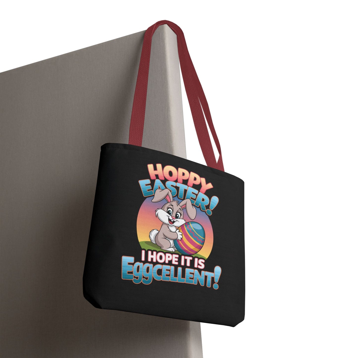 Happy Easter Tote Bag Eggcellent Bunny Design Easter Bag Easter Gift Easter Tote Accessory