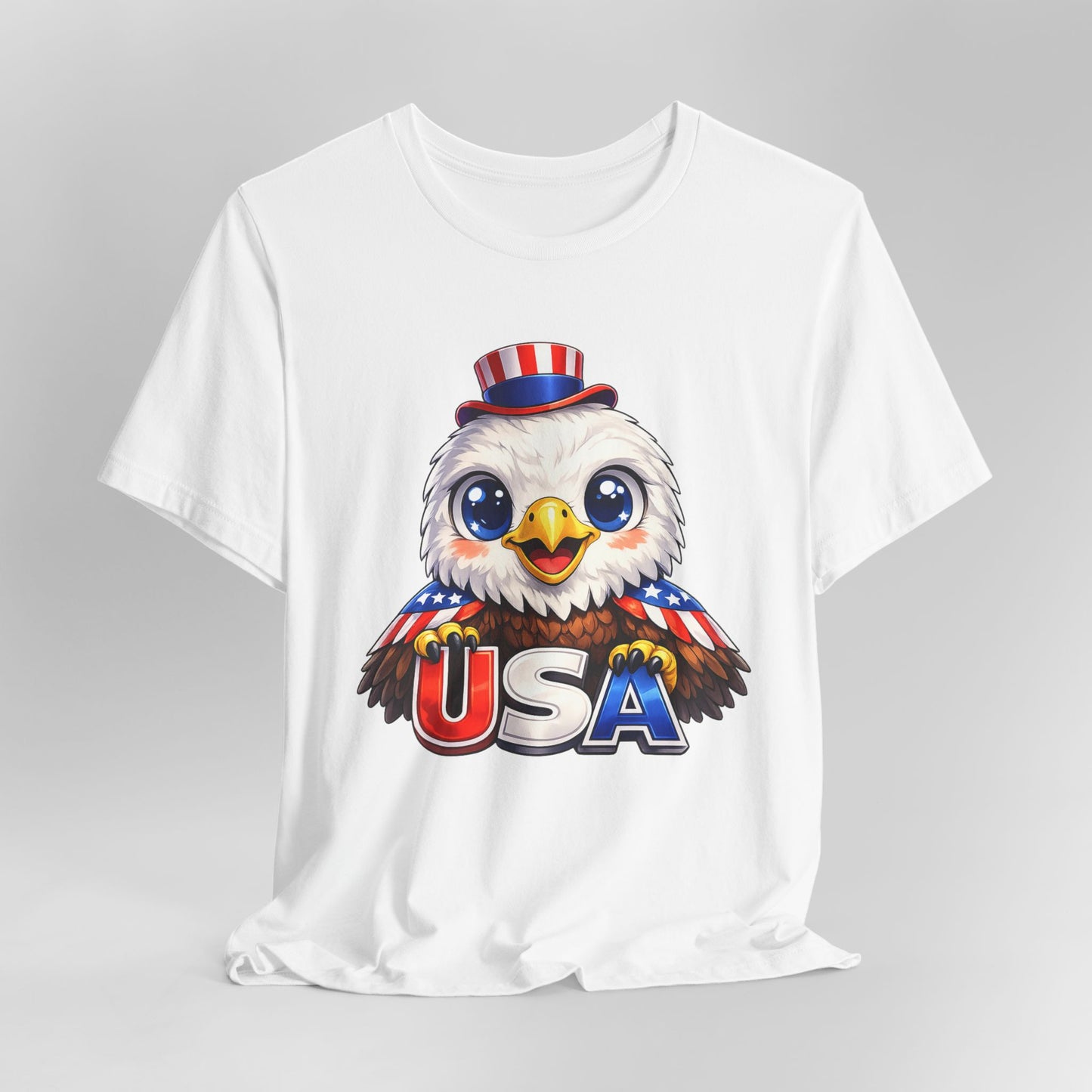 Cute USA Eagle Shirt, Patriotic Eagle T Shirt, Fourth Of July Shirt, American Flag Eagle Tee, Freedom Graphic Shirt, USA Pride Top